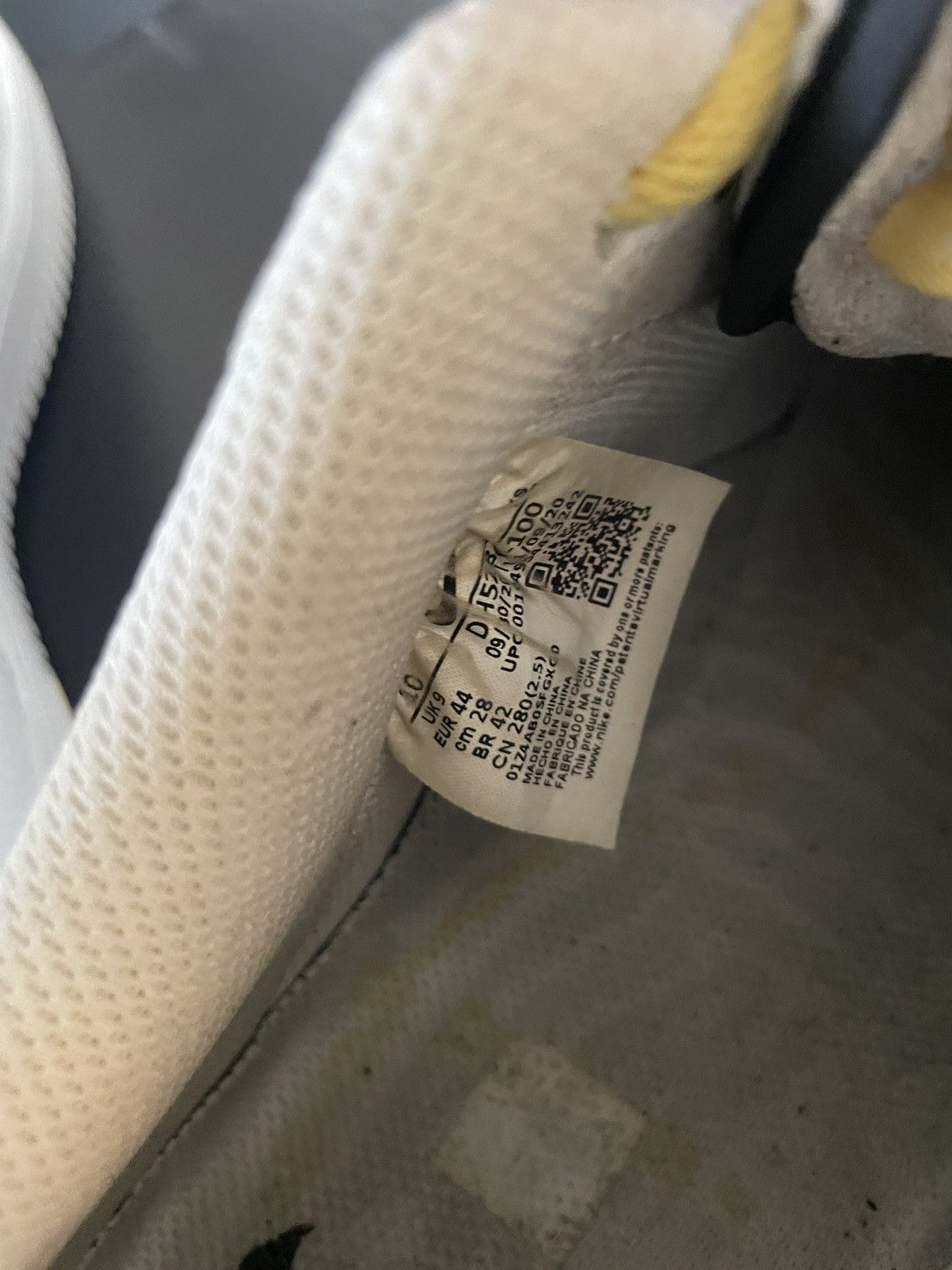 Nike AF-1 07 LV8 (Gold Link Zebra) Size US 10 / EU 43 - 11 Thumbnail