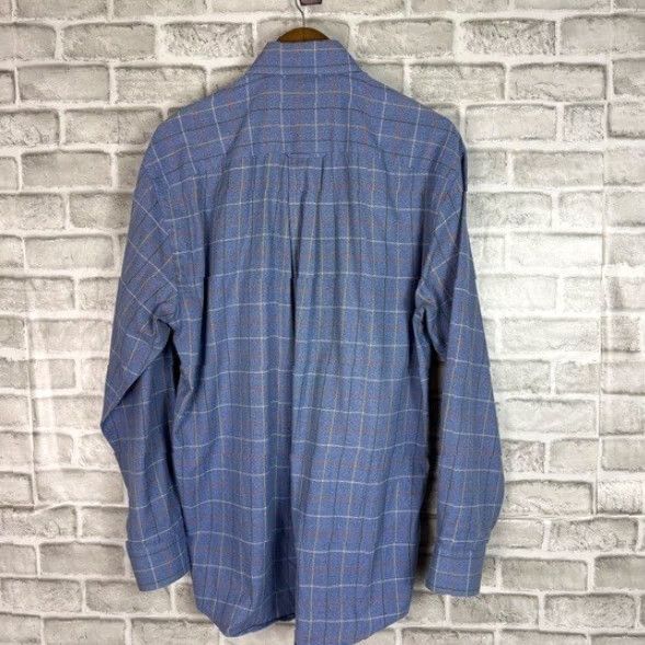 Orvis Orvis Button-Down Shirt Blue Long Sleeve Plaid Chest Pocket Medium STAINED Size US M / EU 48-50 / 2 - 4 Thumbnail