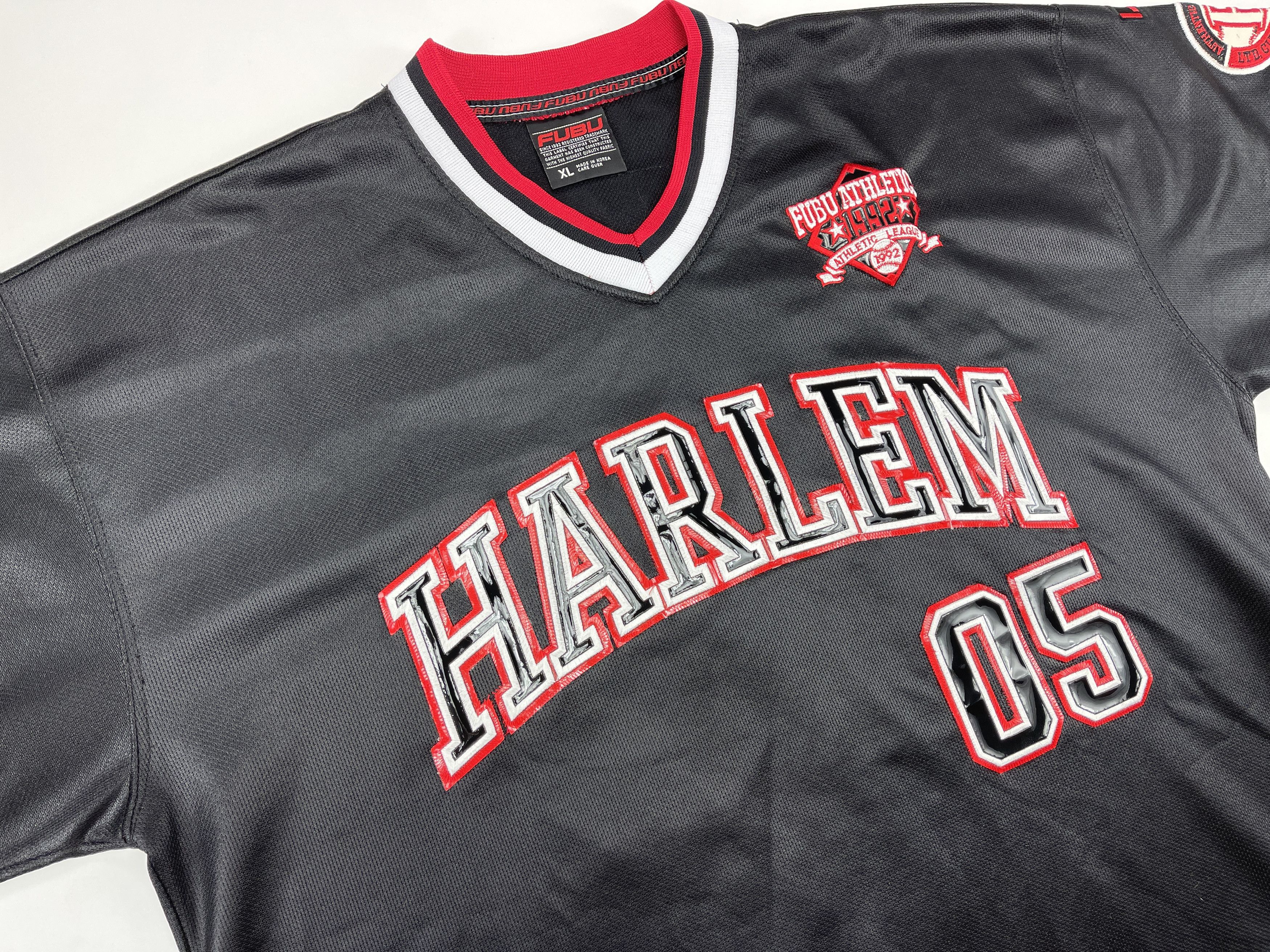 Fubu FUBU jersey, vintage HARLEM t-shirt New York, City Series XL Size US XL / EU 56 / 4 - 5 Thumbnail