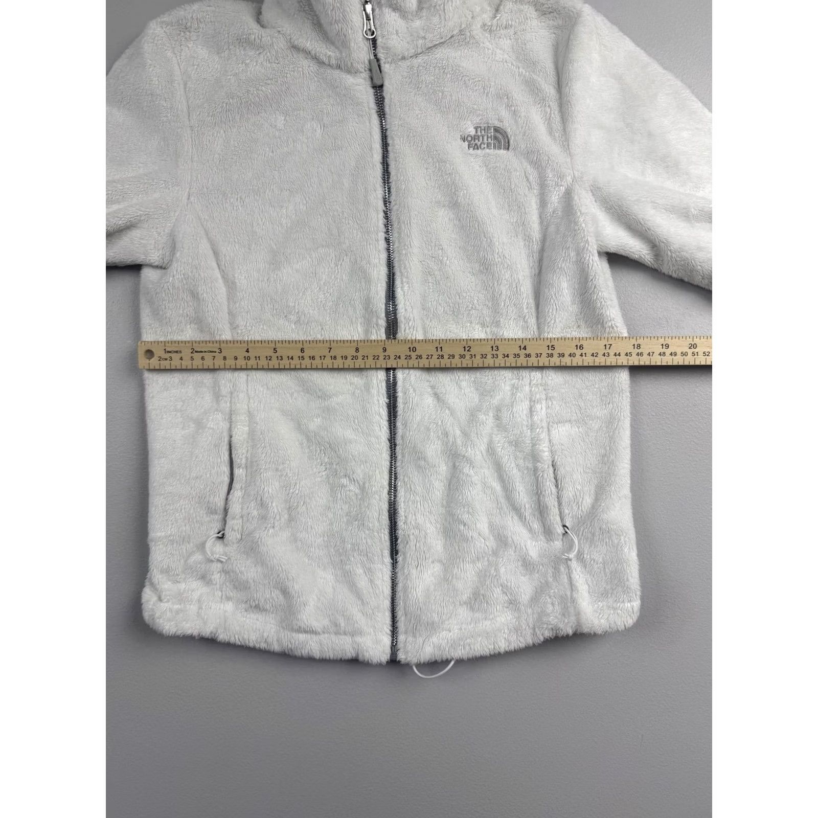 The North Face The North Face Fleece Jacket Womens Small White Osito Full Zip Outdoor Warm S/N Logo Pockets Zipper Size S / US 4 / IT 40 - 6 Thumbnail