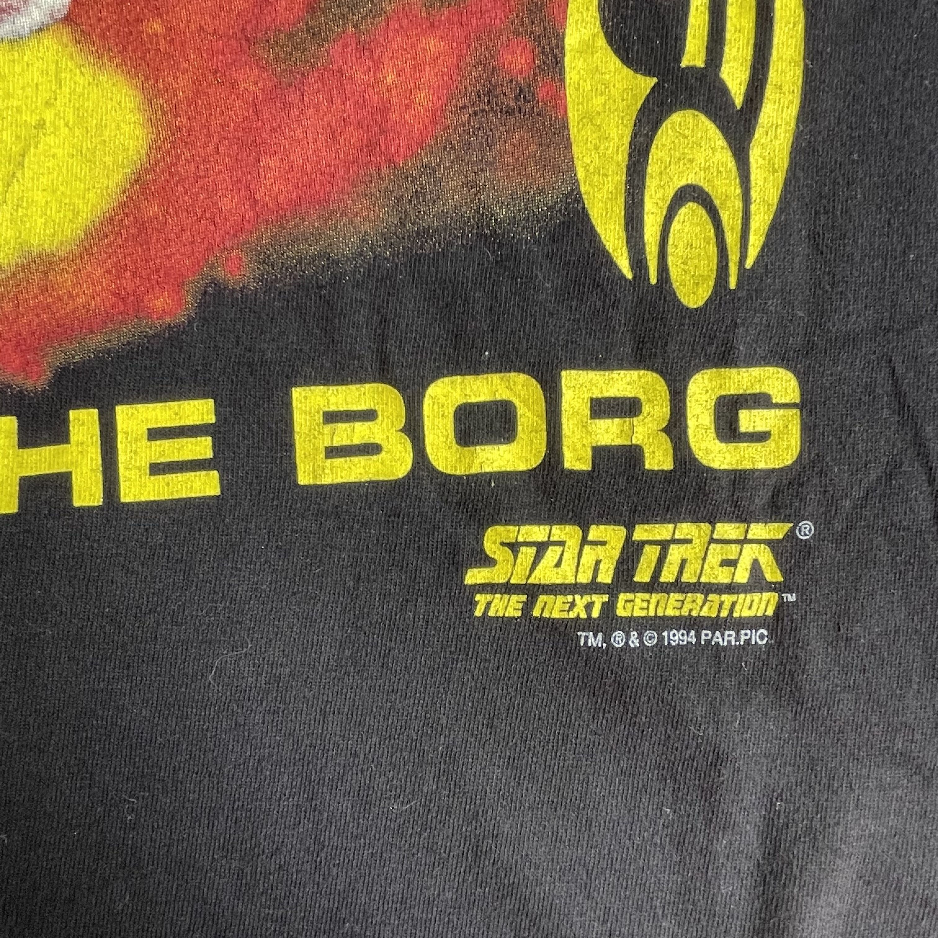Vintage Vintage 90s The Borg Star Trek Tee Movie T-shirt Size US L / EU 52-54 / 3 - 4 Thumbnail