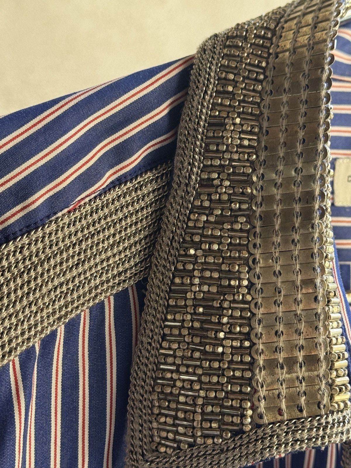 Dries Van Noten Dries Van Noten Embellished button up shirt Size US M / EU 48-50 / 2 - 6 Thumbnail