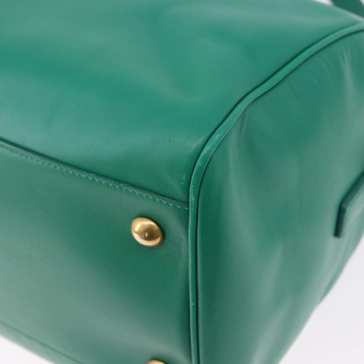 Saint Laurent Paris SAINT LAURENT Classic Duffle Bag Leather 2way Green Gold Size ONE SIZE - 20 Thumbnail