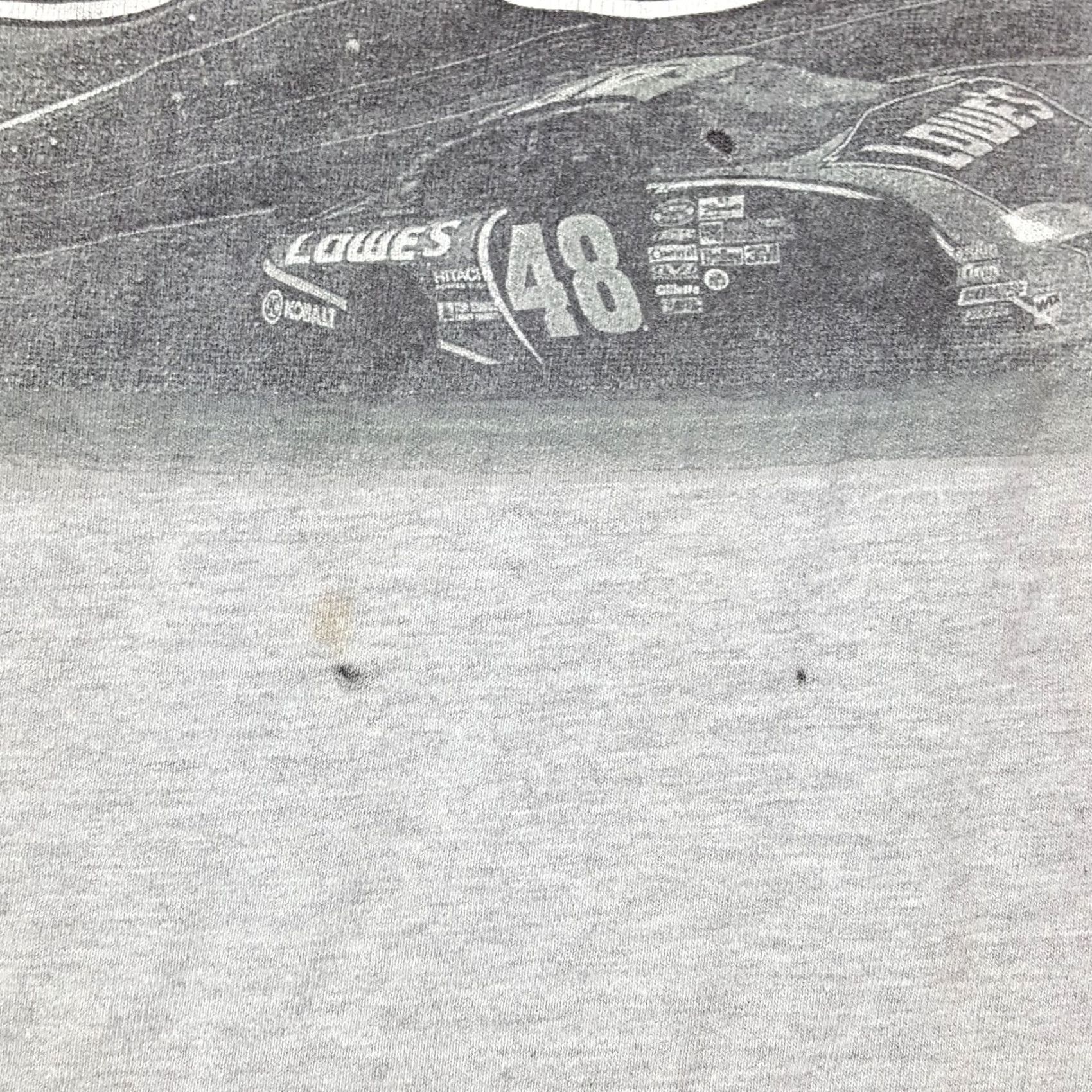 Chase Authentics VINTAGE Jimmie Johnson NASCAR Retro Gray T Shirt Large? XL? (Quantity Verified) Size US XL / EU 56 / 4 - 3 Thumbnail