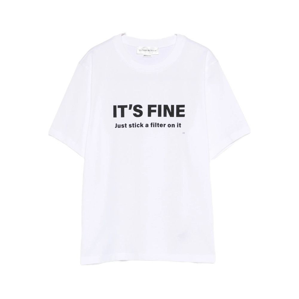 Victoria Beckham Victoria Beckham WHITE Tops - T-shirts & Jerseys Size XS / US 0-2 / IT 36-38 - 1 Thumbnail