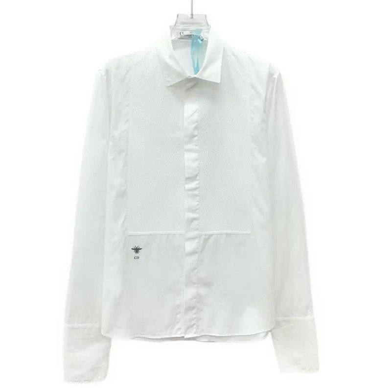 Dior Dior White Cotton Women's Shirt 0089 Size XS / US 0-2 / IT 36-38 - 1 Thumbnail