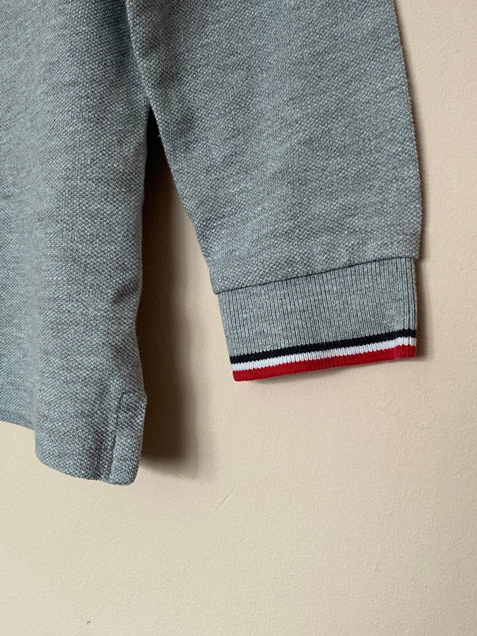 Moncler 📌 Moncler Boys Long Sleeve Polo Shirt In Grey Size XXS Size US XXS / EU 40 - 2 Thumbnail