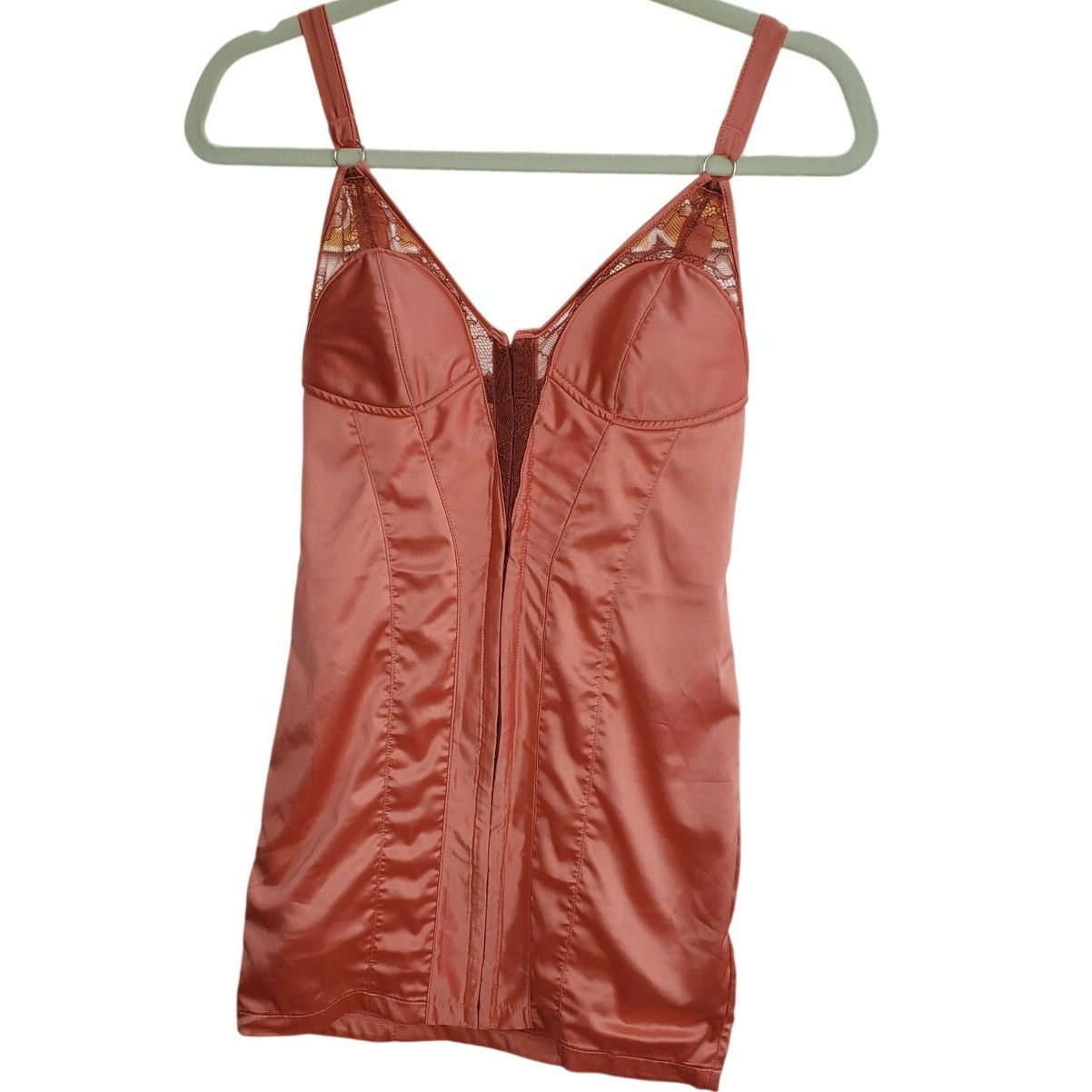 urban outfitters brown satin dress Urban Outfitters Red Satin Maxi Dress by Urban Outfitters