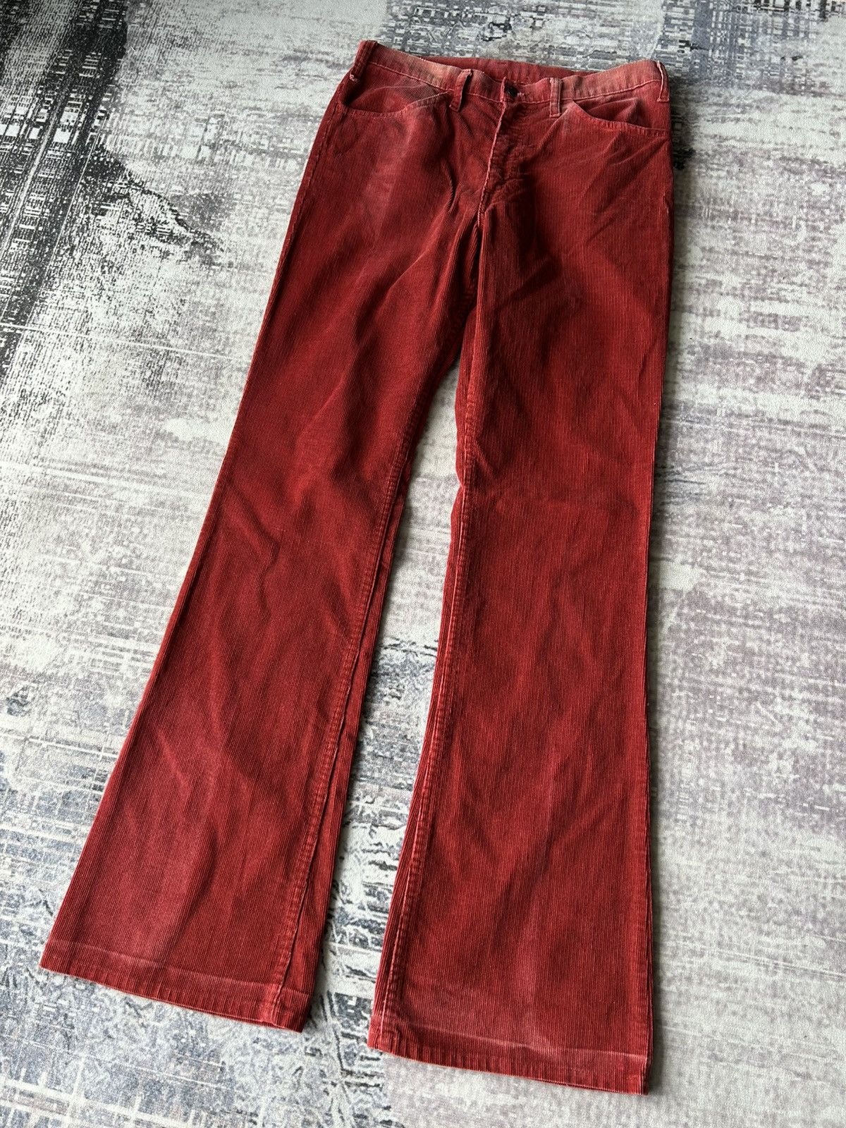 Levi's Vintage Clothing Vintage Levis Flared Corduroy Pants Size US 32 / EU 48 - 3 Thumbnail
