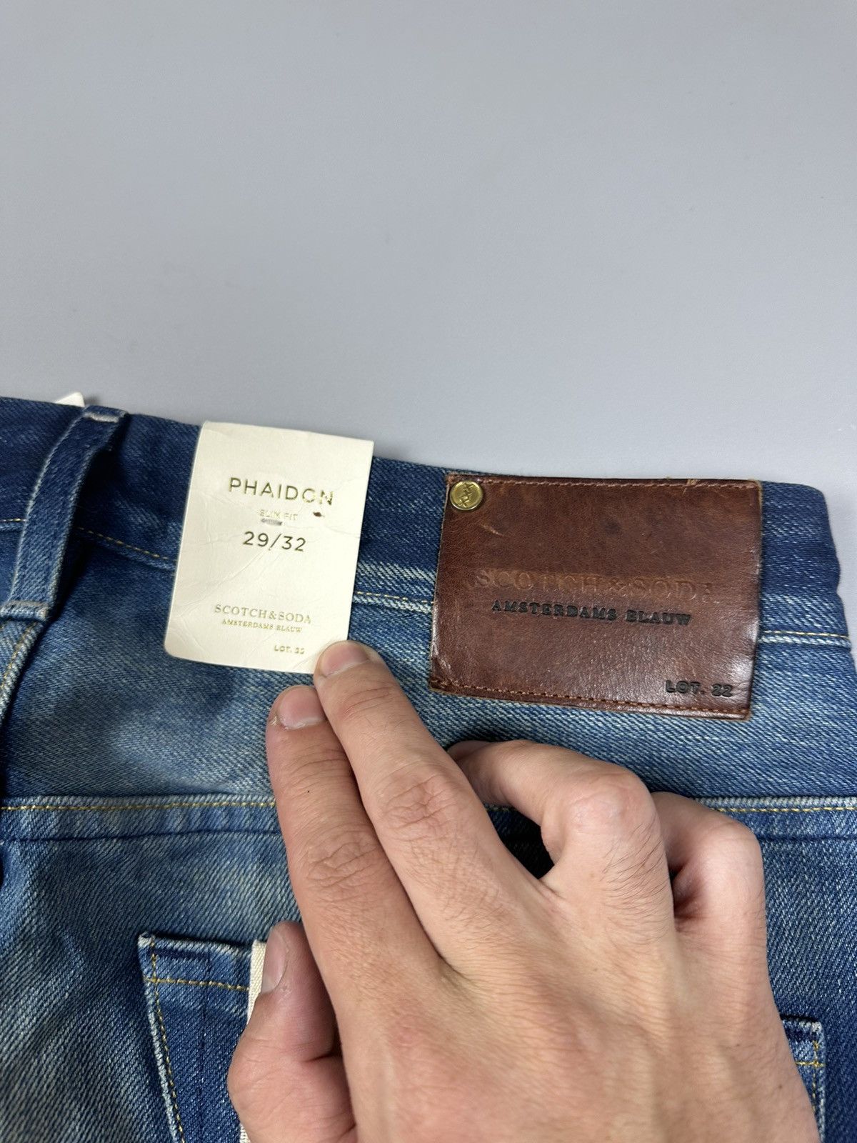 Scotch & Soda RRP 229$ Scotch&soda Washed Blue Jeans Size US 29 - 3 Thumbnail