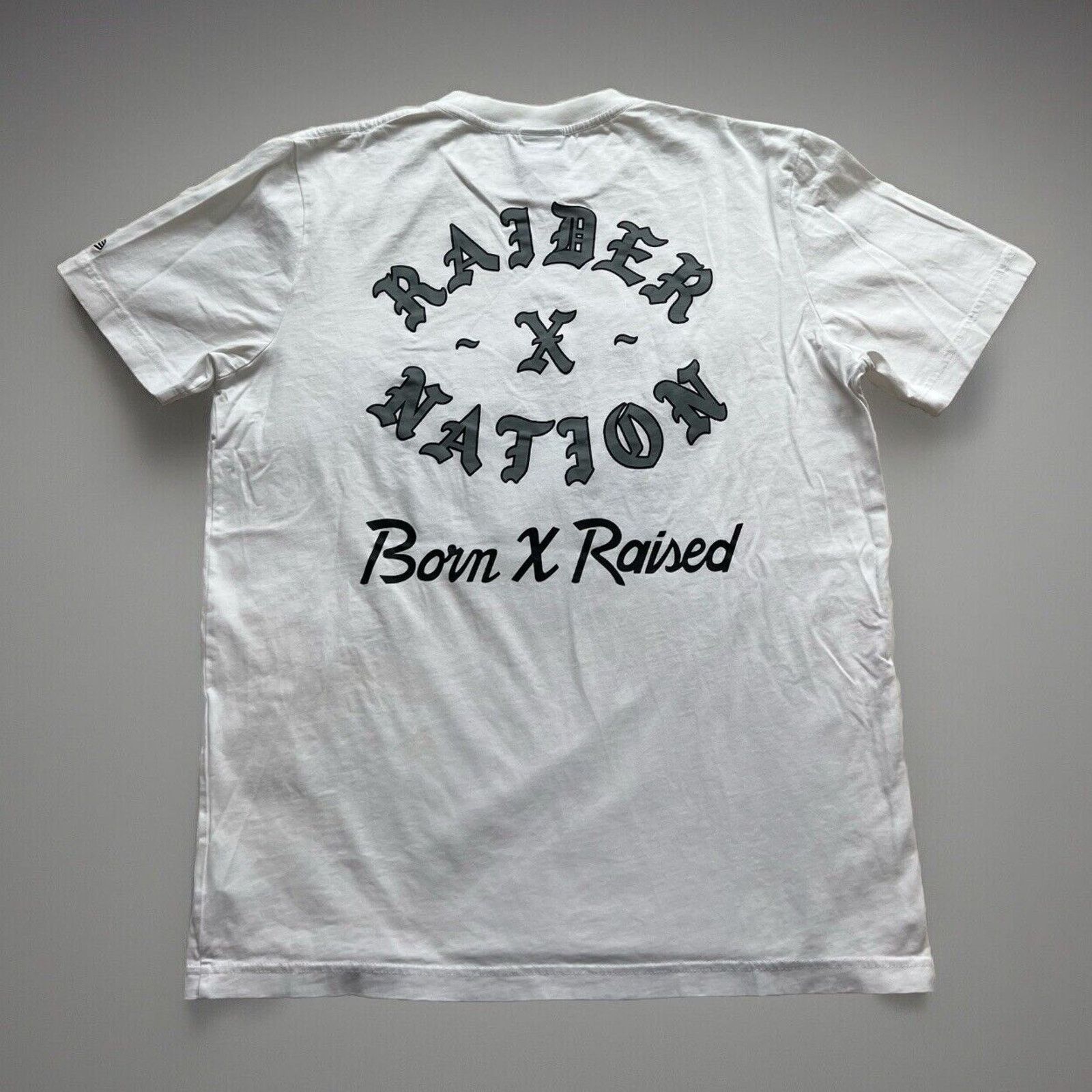 Born X Raised Born X Raised x New Era Raiders Mens L T-Shirt Las Vegas NFL Size US L / EU 52-54 / 3 - 4 Thumbnail
