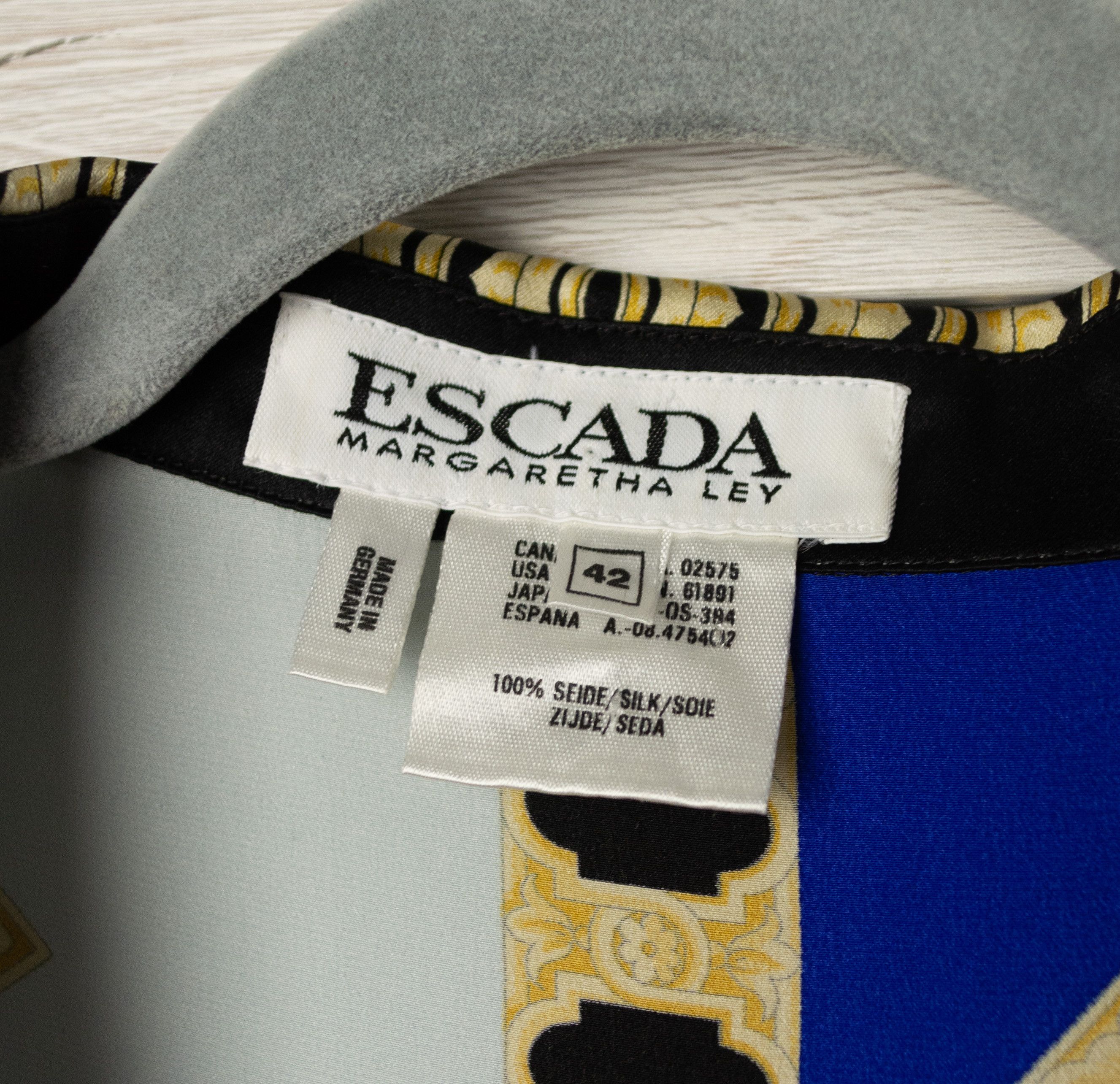 Escada ESCADA VINTAGE 80'S SILK SHIRT Size XL / US 12-14 / IT 48-50 - 3 Thumbnail