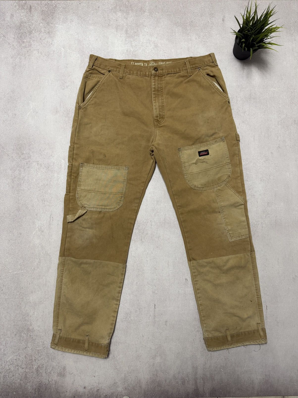 Dickies × Handmade × Vintage Vintage Dickies Patchwork Custom Carpenter Pants Handmade Size US 36 / EU 52 - 1 Thumbnail