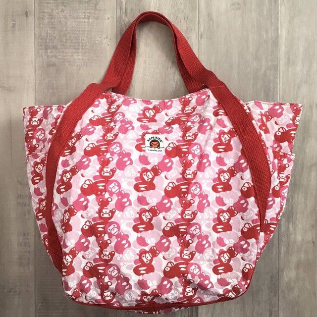 Bape × Nigo BAPE MILO camo Pink mom's tote bag a bathing ape NIGO Size ONE SIZE - 1 Thumbnail