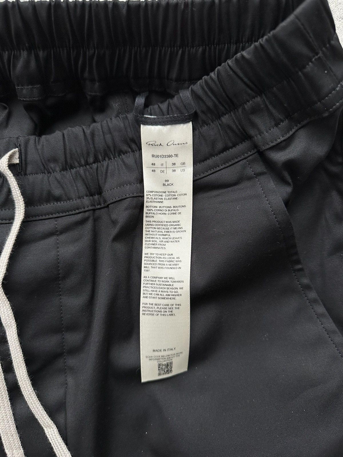 Rick Owens RICK OWENS HEAVY COTTON PANTS / SS24 LIDO Size US 32 / EU 48 - 11 Thumbnail