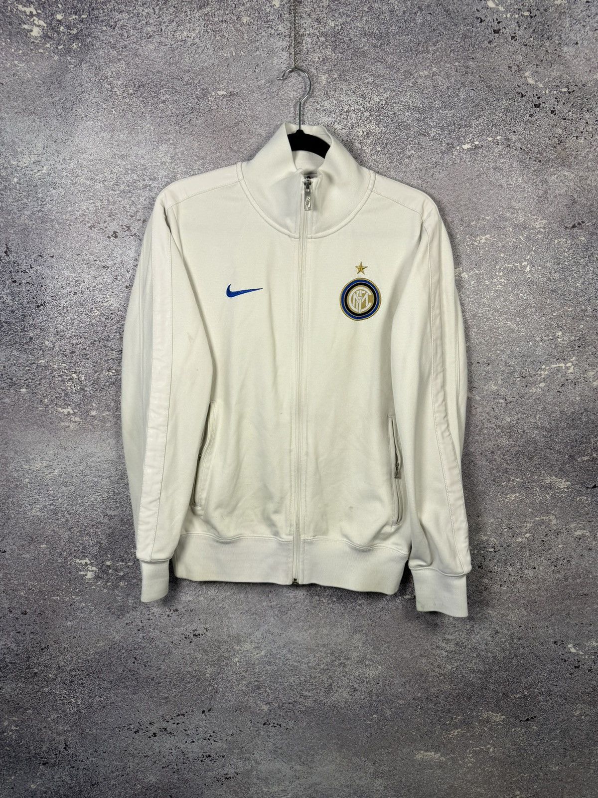 Nike × Vintage Nike Inter Milan 2009/10 Zip Up Training Track Jacket Small Size US S / EU 44-46 / 1 - 1 Thumbnail