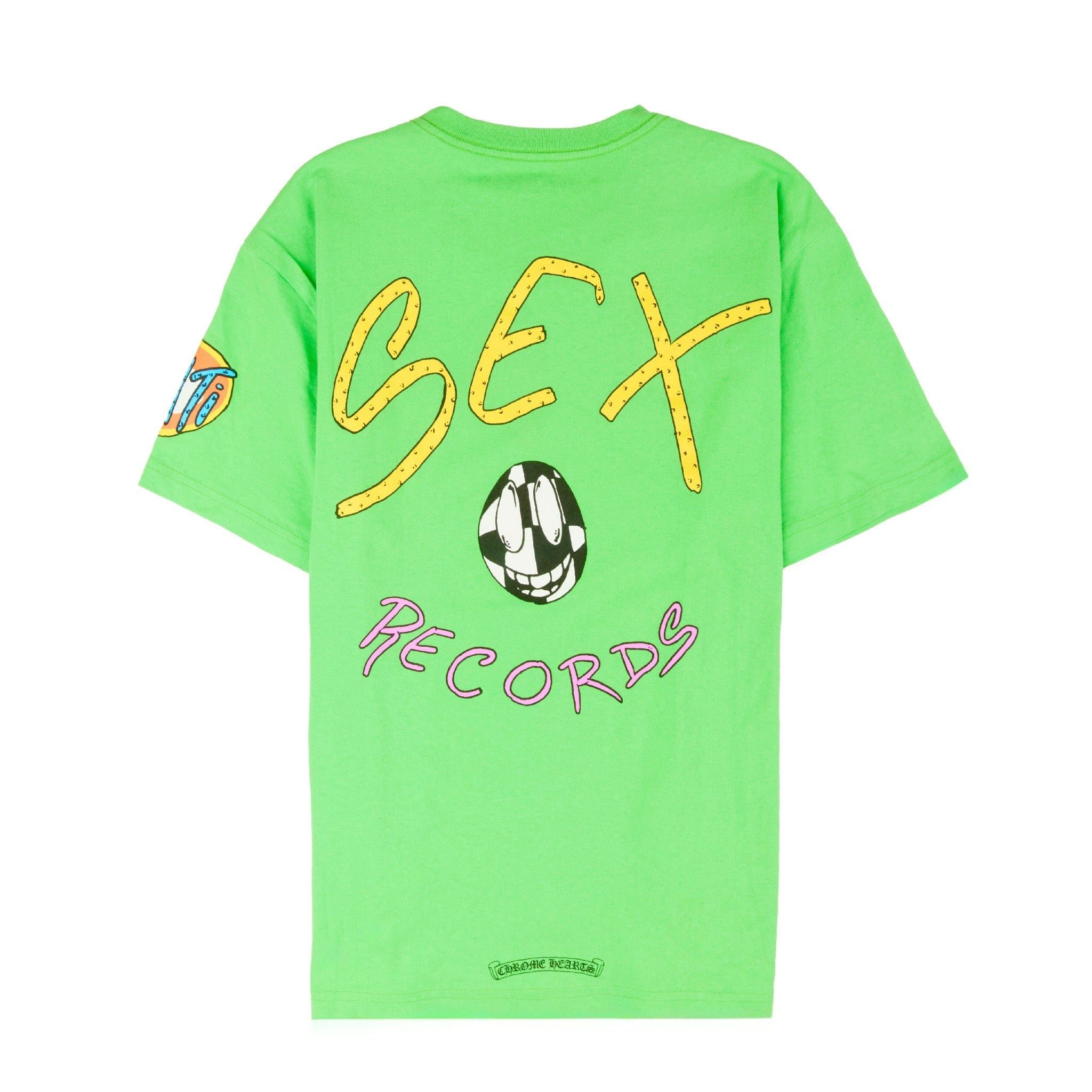 Chrome Hearts Matty Boy Sex Records Short Sleeve Tee Shirt Green Size US XL / EU 56 / 4 - 1 Thumbnail