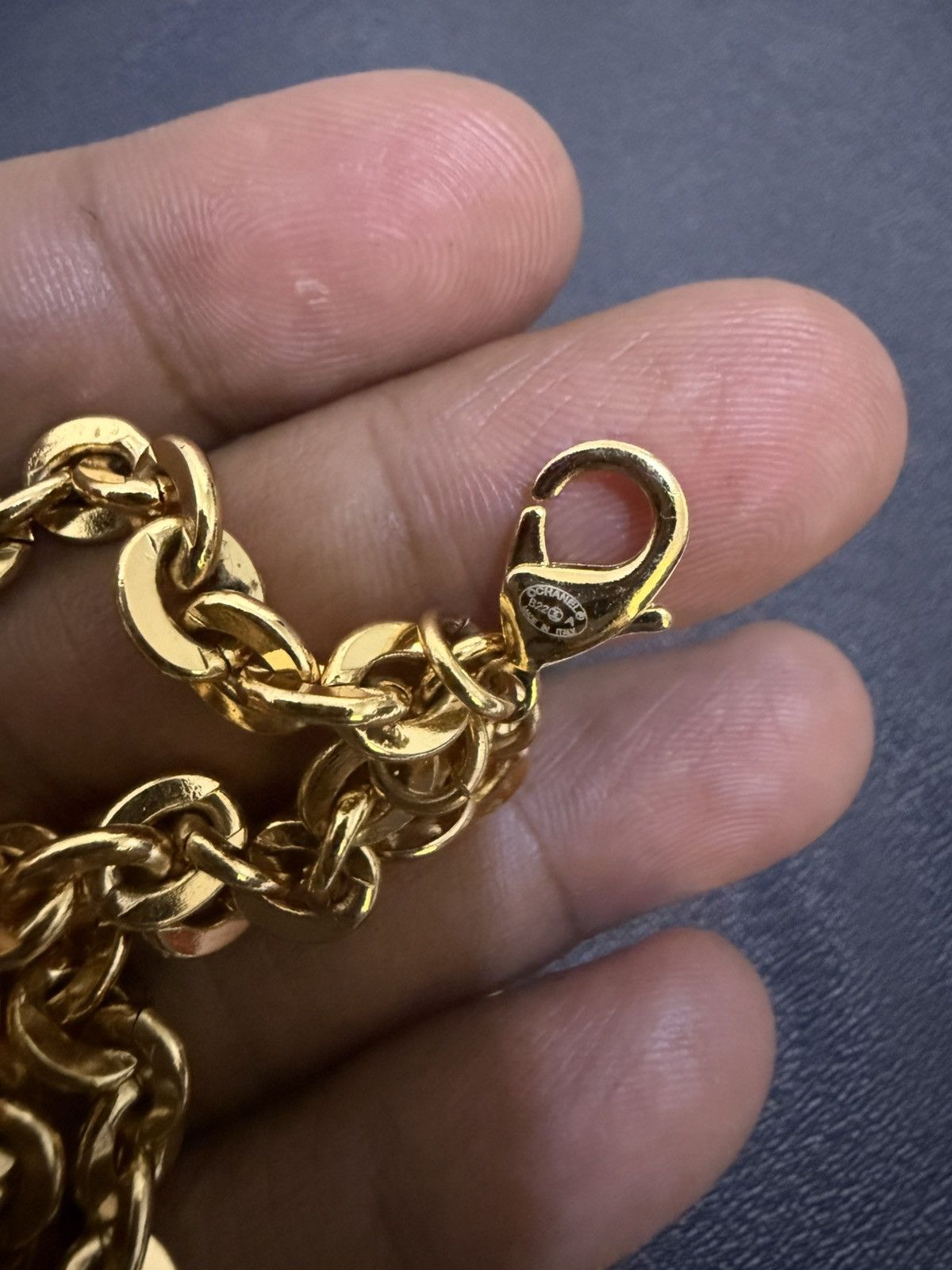 Chanel CHANEL Runway 31 Rue Cambon Door Long Necklace Gold Size ONE SIZE - 12 Thumbnail