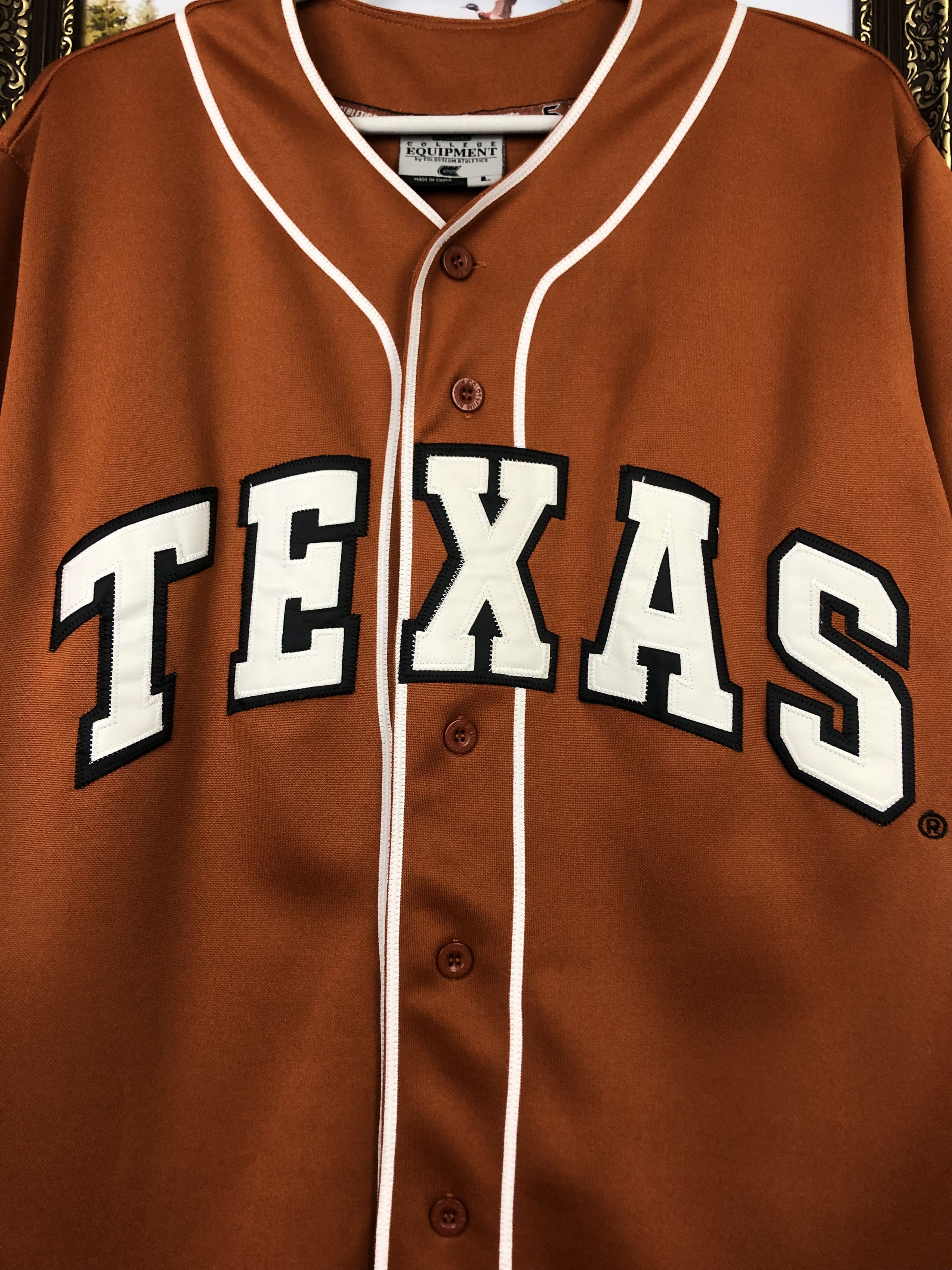 Vintage Vintage Texas Longhorns Colosseum Jersey Tee Shirt Rare Size US L / EU 52-54 / 3 - 3 Thumbnail