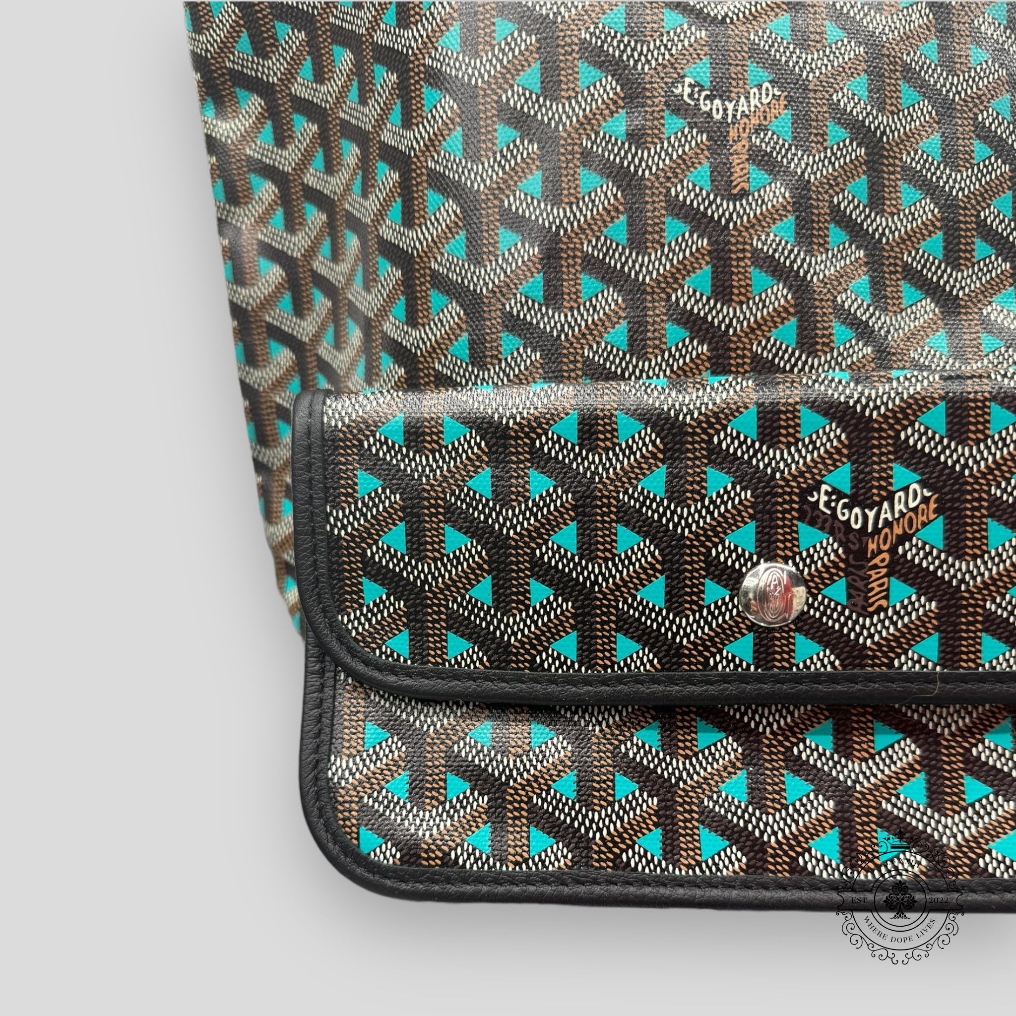 Goyard Goyard Goyardine Canvas St. Louis Claire PM Tote in Opaline/Black Size ONE SIZE - 2 Thumbnail