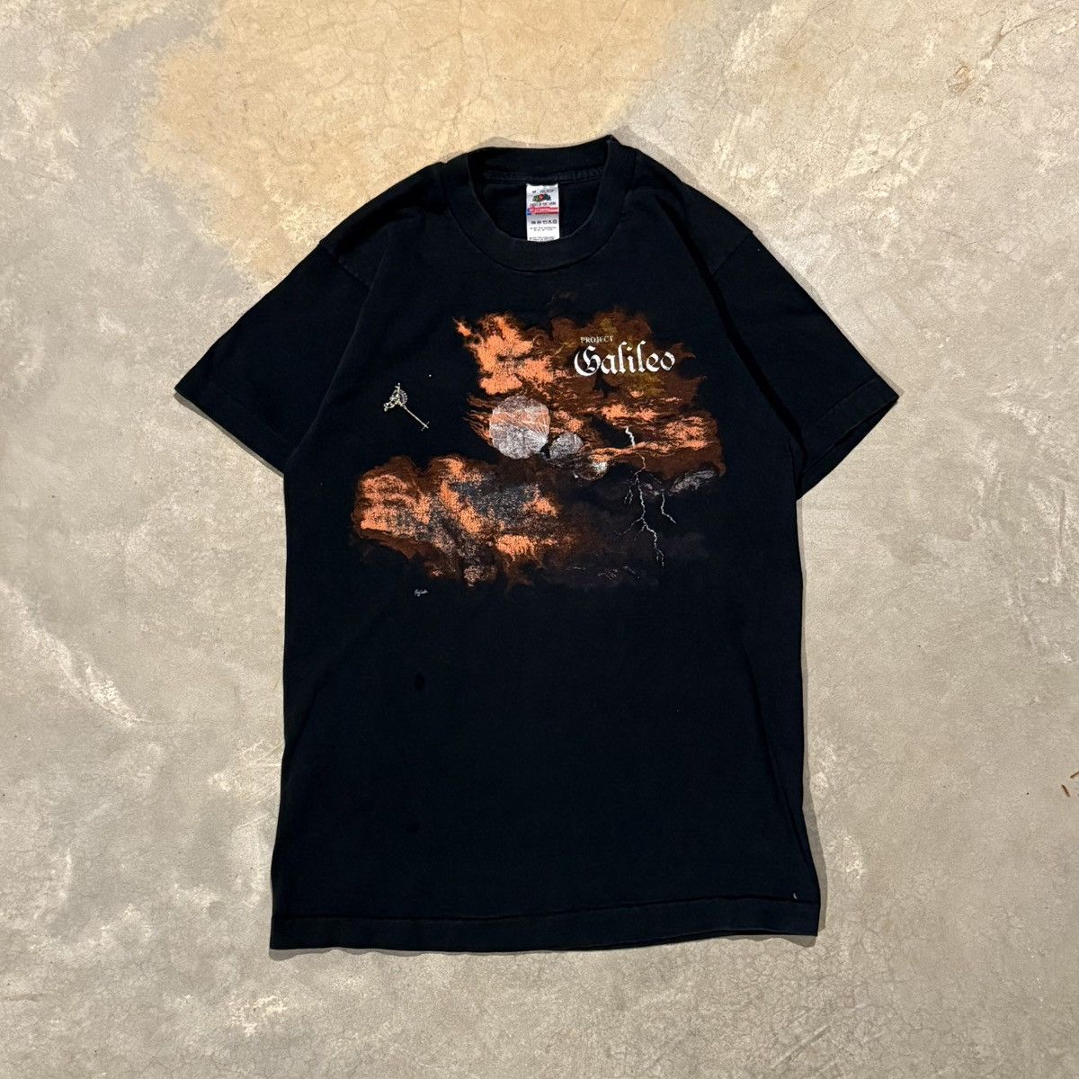 Vintage Vtg 1990s Project Galileo Faded Space Tee NASA ERD Grunge Size US M / EU 48-50 / 2 - 1 Thumbnail