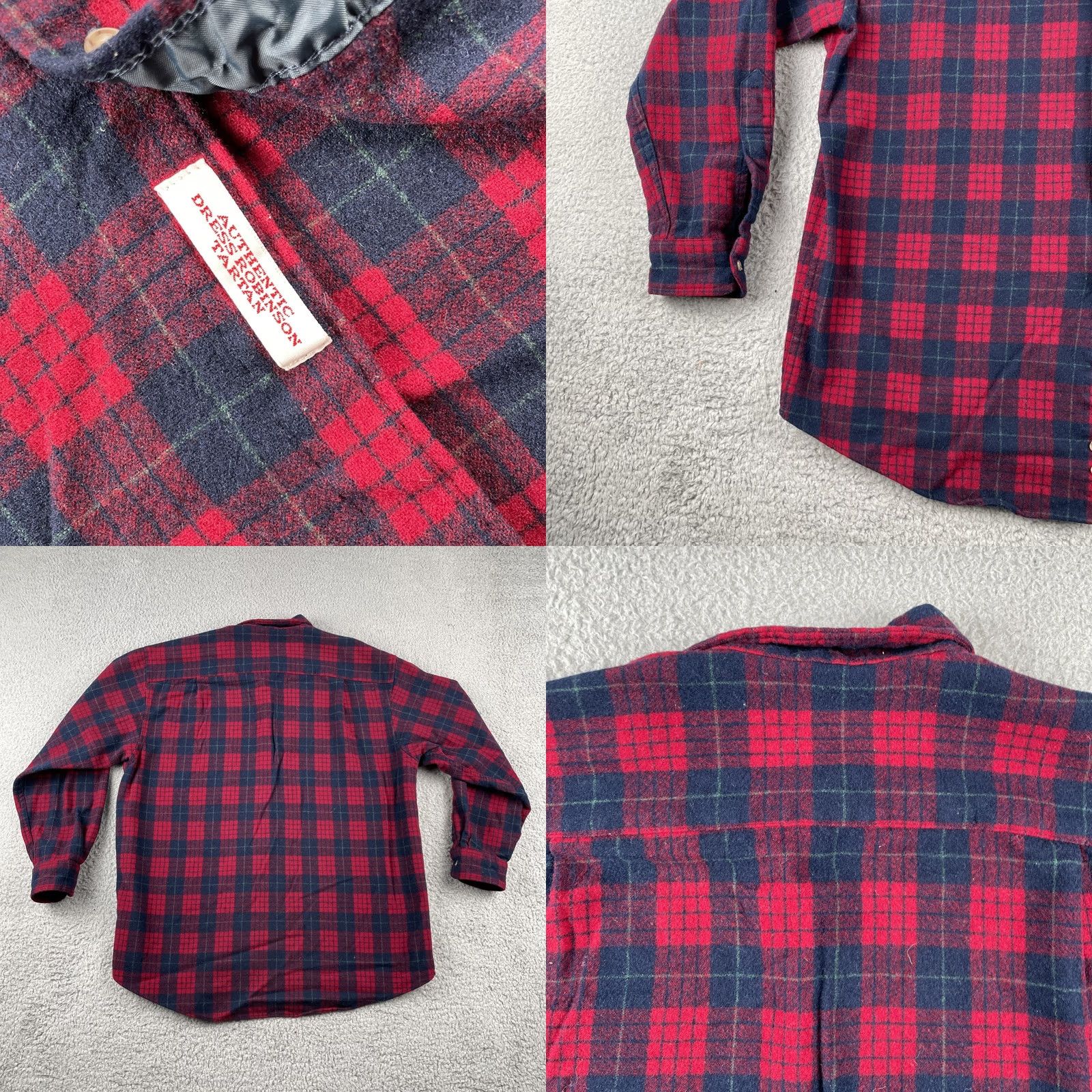 Pendleton VINTAGE Pendleton Men’s Large Reg Wool Flannel Button Up Shirt Made In USA EUC Size US L / EU 52-54 / 3 - 8 Thumbnail