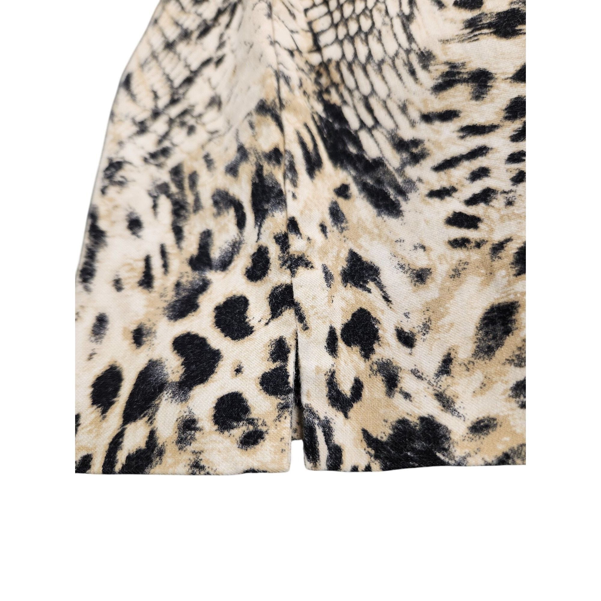 Chicos Chicos Womens Leopard Print Slim Pants Size 00 US 2 Rayon Bl Size 24" / US 00 / IT 34 - 13 Thumbnail