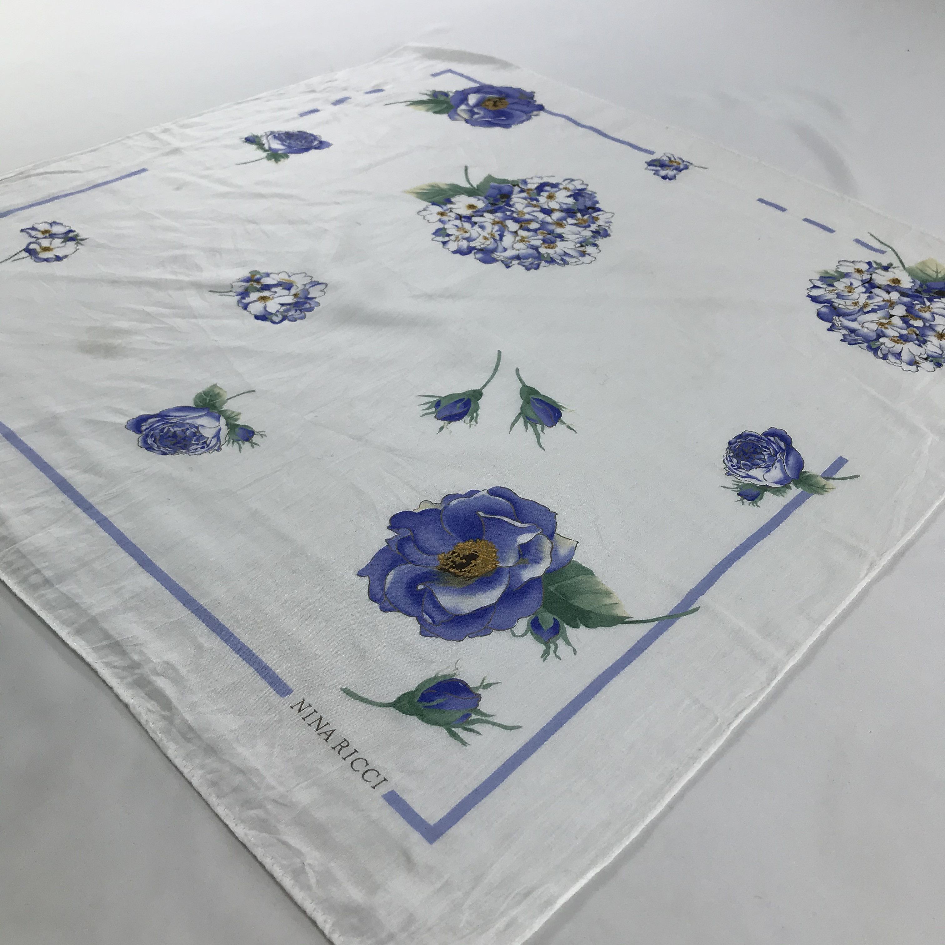 Nina Ricci × Vintage Kenzo Bandana / Handkerchief / Neckerchief - S1197 Size ONE SIZE - 2 Thumbnail