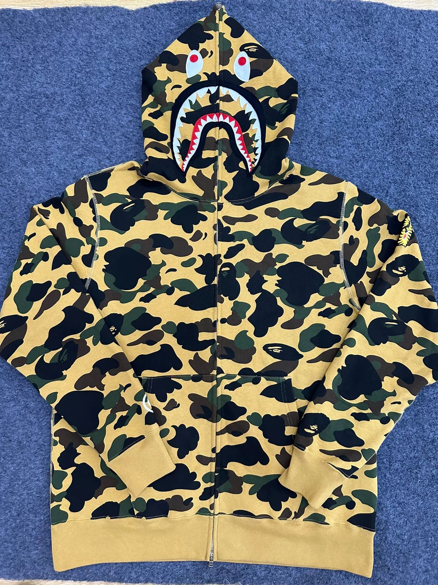 Bape Bape Ponr Multi Shark Sweatshirt Size US XXL / EU 58 / 5 - 1 Thumbnail