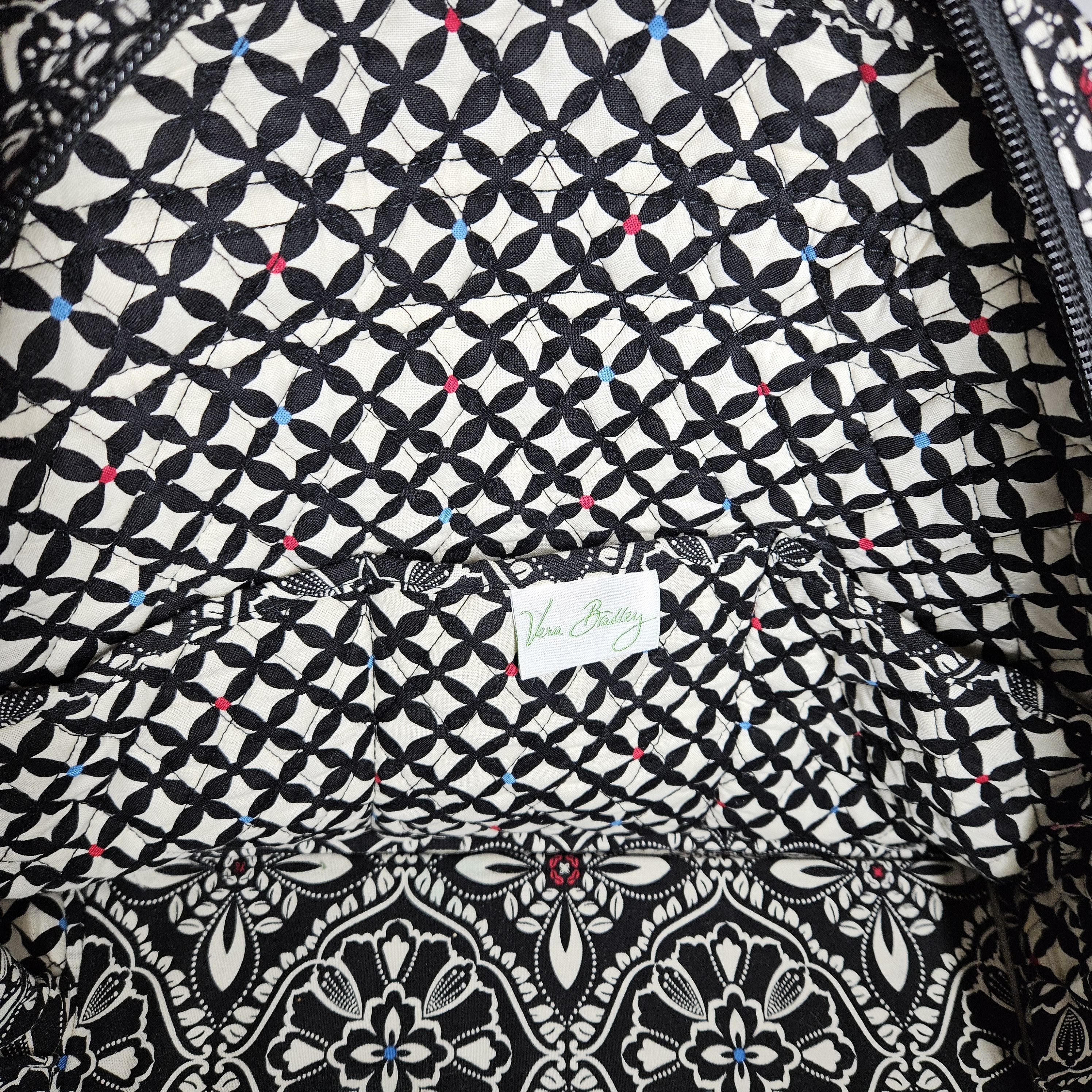 Vera Bradley Vera Bradley 13x10x5" Bag Alma Double Strap Shoulder Black Size ONE SIZE - 8 Thumbnail