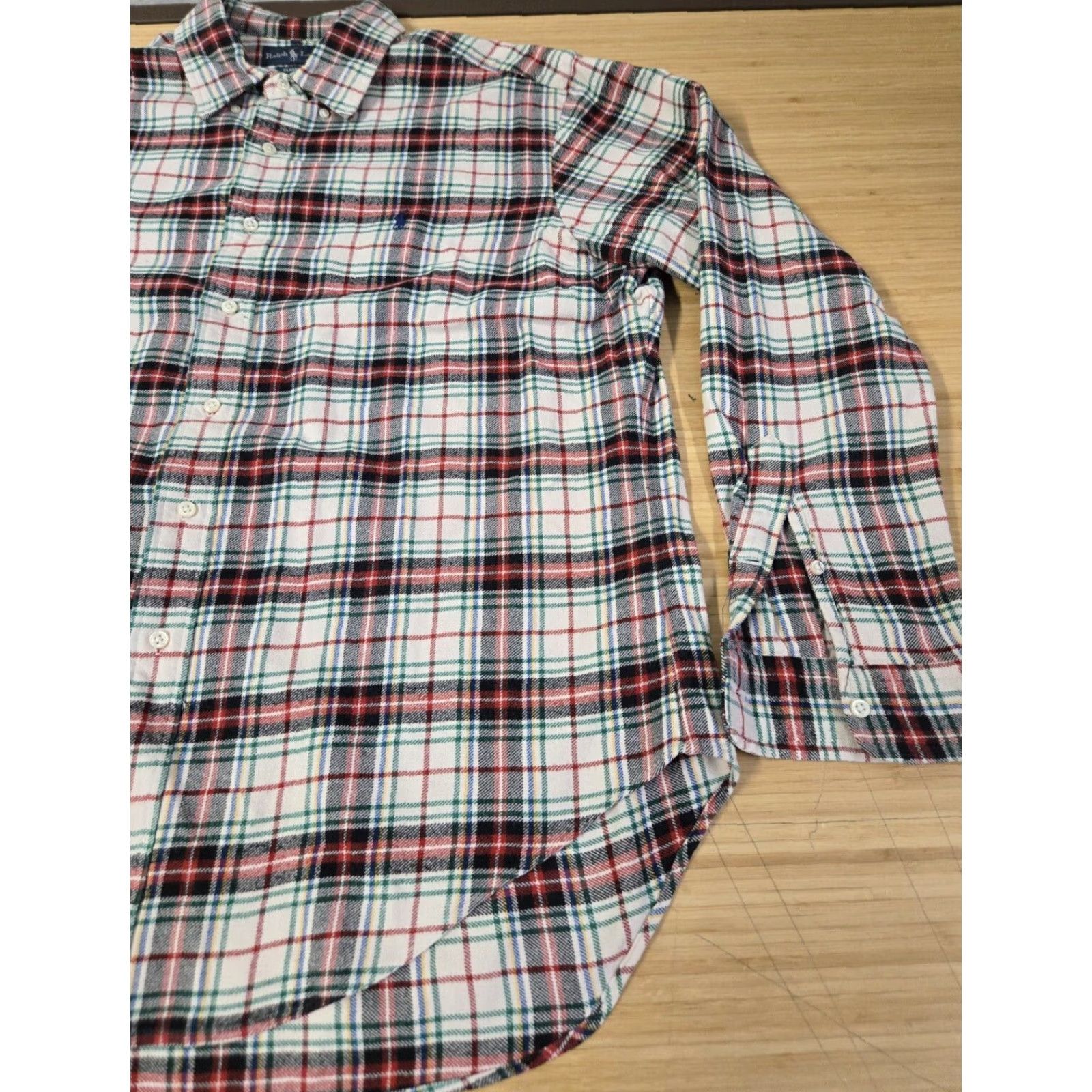 Polo Ralph Lauren Polo Ralph Lauren Shirt Men's Plaid XL Long Sleeve Button Classic Fit Cotton Size US XL / EU 56 / 4 - 2 Thumbnail