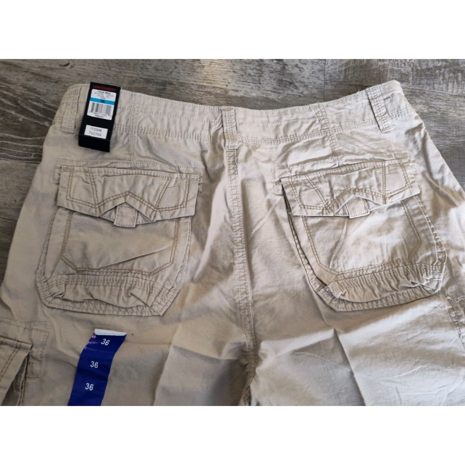 Vintage NWT Deadstock Y2K Unionbay Cargo Utility Tactical Shorts Khaki Mens Size 36 NEW Size US 36 / EU 52 - 4 Thumbnail