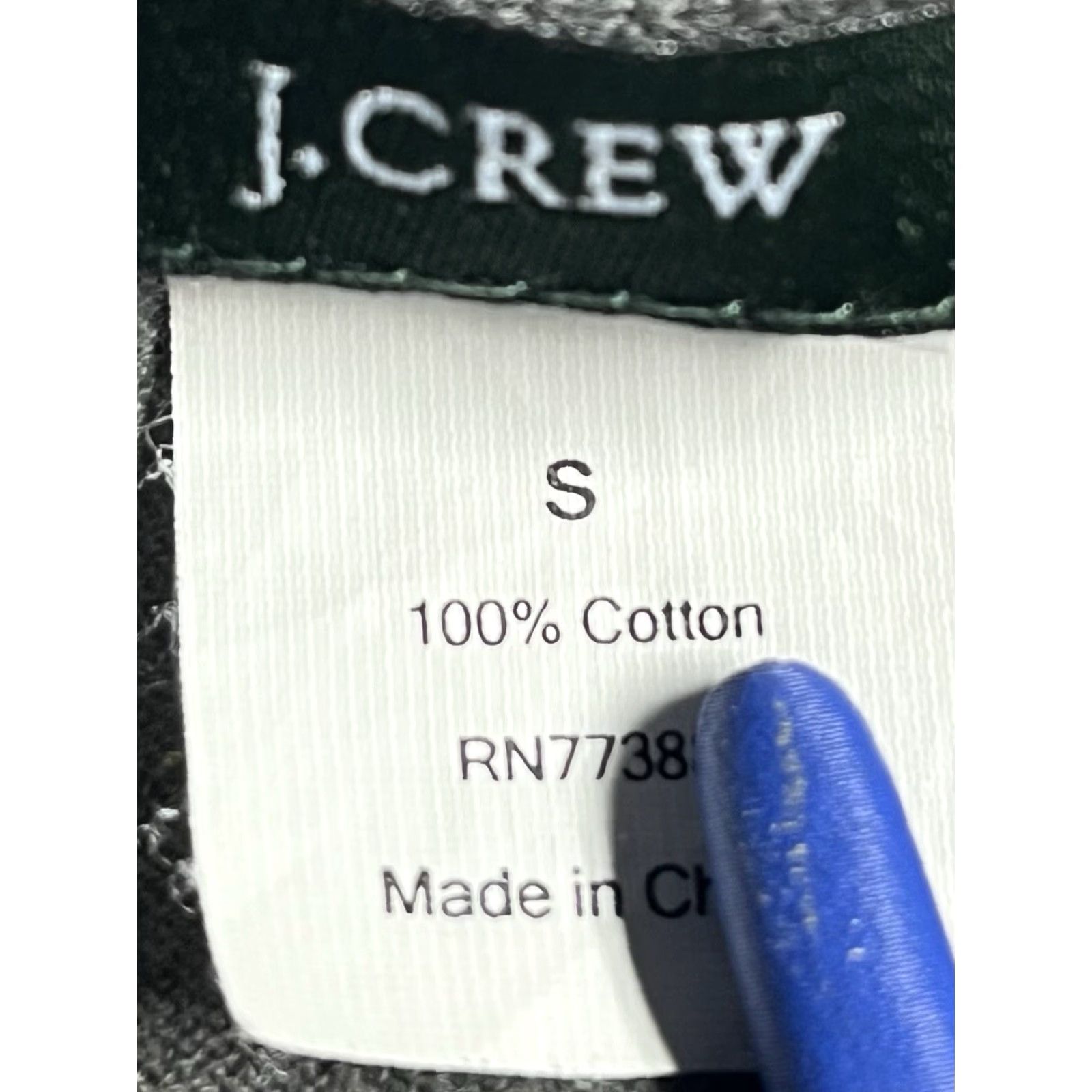 J.Crew J. Crew Shirt Women Long Sleeve Button-Up Small Gray Lightweight Cotton Size S / US 4 / IT 40 - 7 Thumbnail