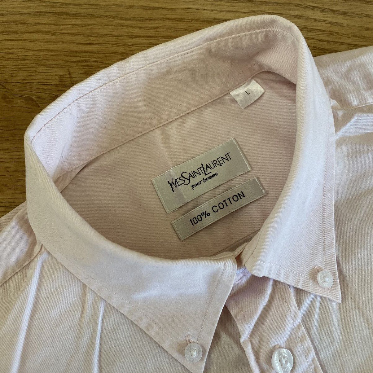 Yves Saint Laurent Yves Saint Laurent Shirt x Luxury x Vintage Size US L / EU 52-54 / 3 - 3 Thumbnail