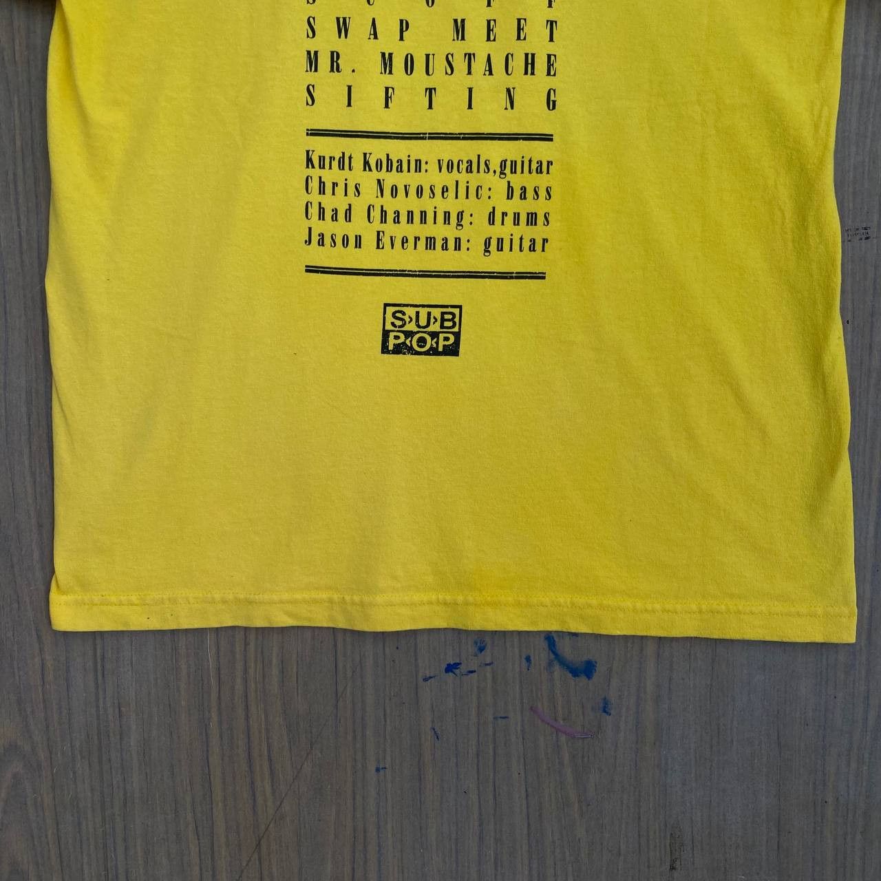Band Tees × Vintage Vintage Nirvana Bleach Sup Pop Tee Size US L / EU 52-54 / 3 - 13 Thumbnail