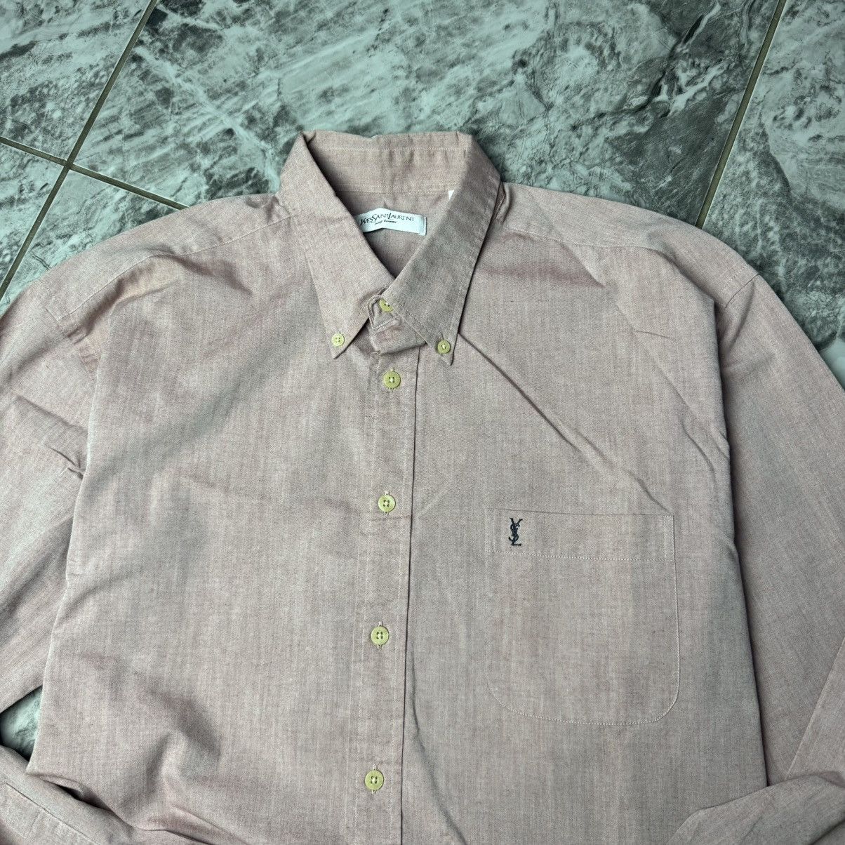 Vintage × Yves Saint Laurent Yves Saint Laurent Shirt Vintage Size US L / EU 52-54 / 3 - 4 Thumbnail