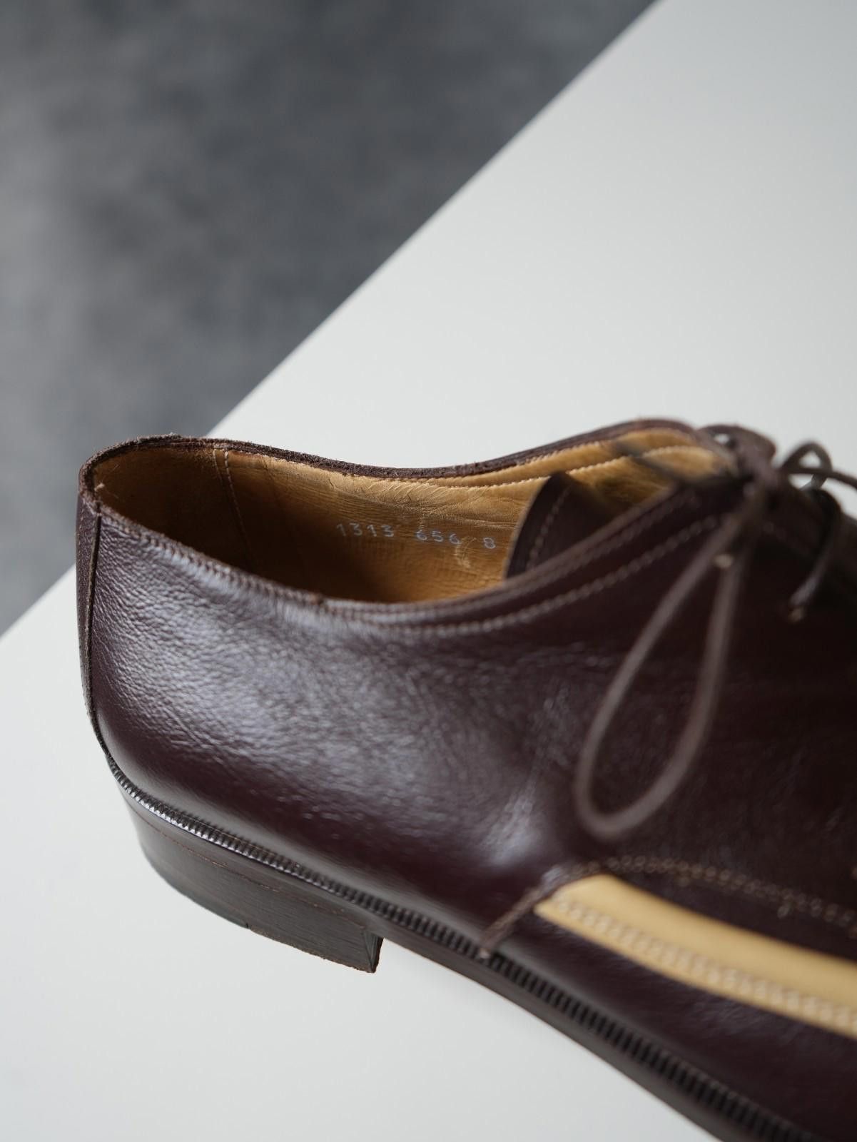 Giorgio Armani 2000's Giorgio Armani Two-Tone Toe Derby Shoes US9 VINTAGE Size US 8 / EU 41 - 9 Thumbnail