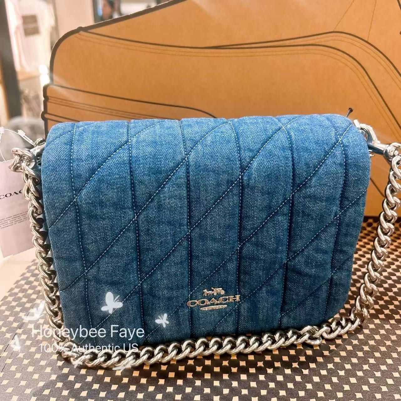 Coach Quinn Bag With Quilting CAK40 Size ONE SIZE - 2 Thumbnail