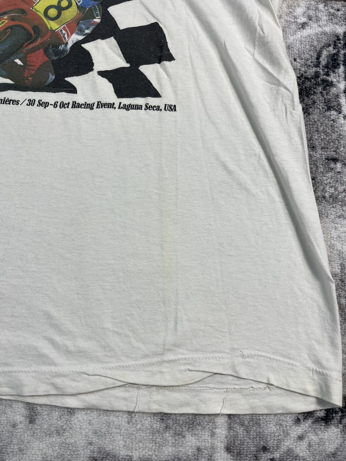 Marlboro Vintage Marlboro Racing Tee 1991 Moto Graphic White L Size US L / EU 52-54 / 3 - 6 Thumbnail