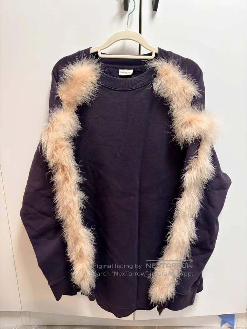 Dries Van Noten Dries Van Noten Feather Sweatshirt Size S / US 4 / IT 40 - 1 Thumbnail