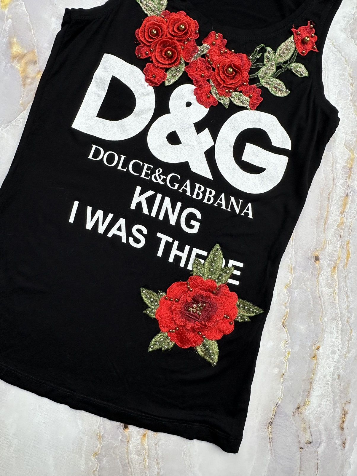 Dolce & Gabbana Dolce & Gabbana Printed Tank Top Size L / US 10 / IT 46 - 5 Thumbnail