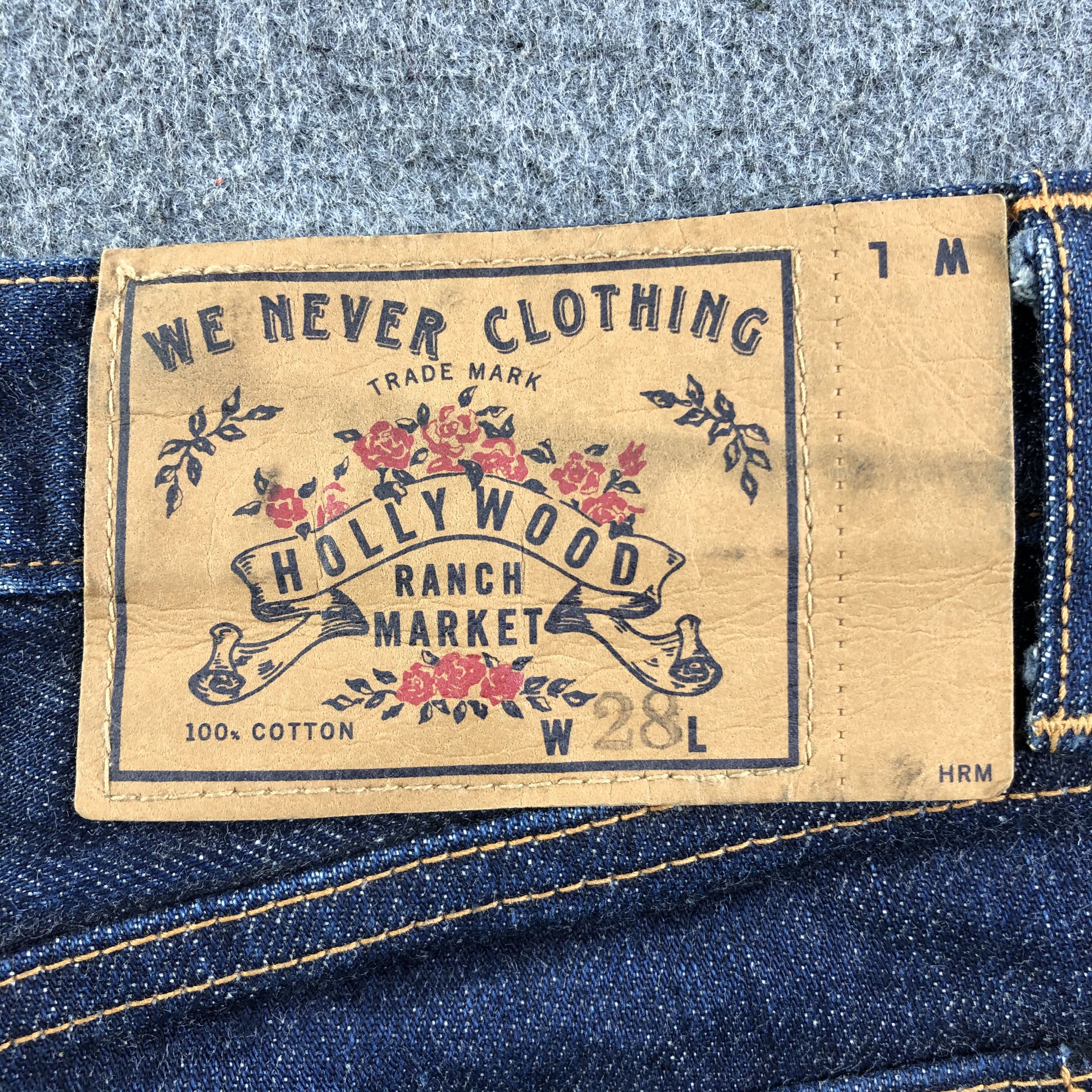 Japanese Brand Hr Market Jeans Dark Wash Denim -J2758 Size US 30 / EU 46 - 5 Thumbnail