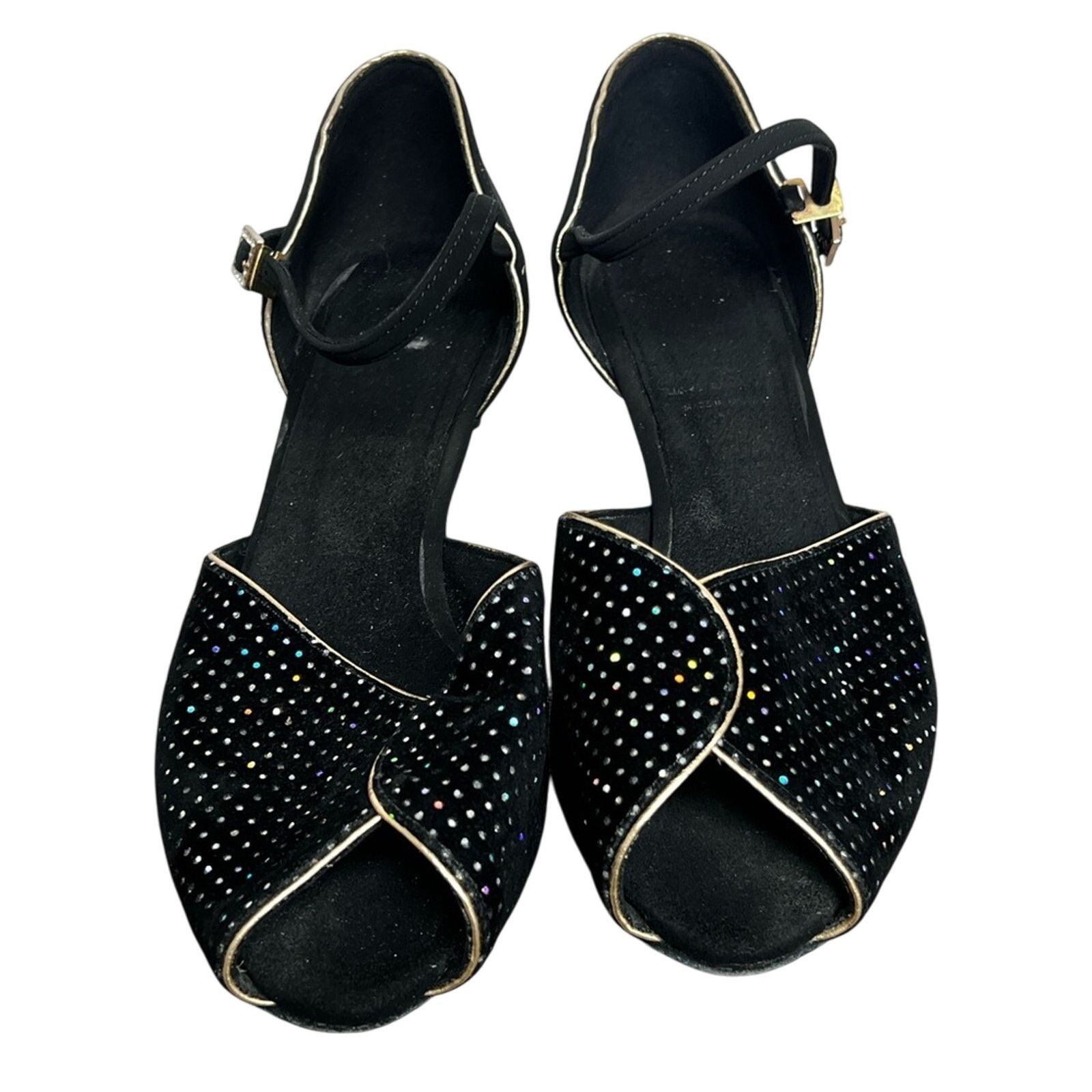Other Supadance 1127 2.5"/3" Stiletto Women Sparkle Satin Shoes Size US 5.5 / IT 35.5 - 2 Thumbnail