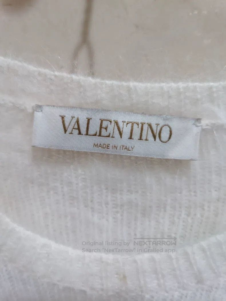 Valentino Valentino Rabbit fur knitwear Size S / US 4 / IT 40 - 2 Thumbnail