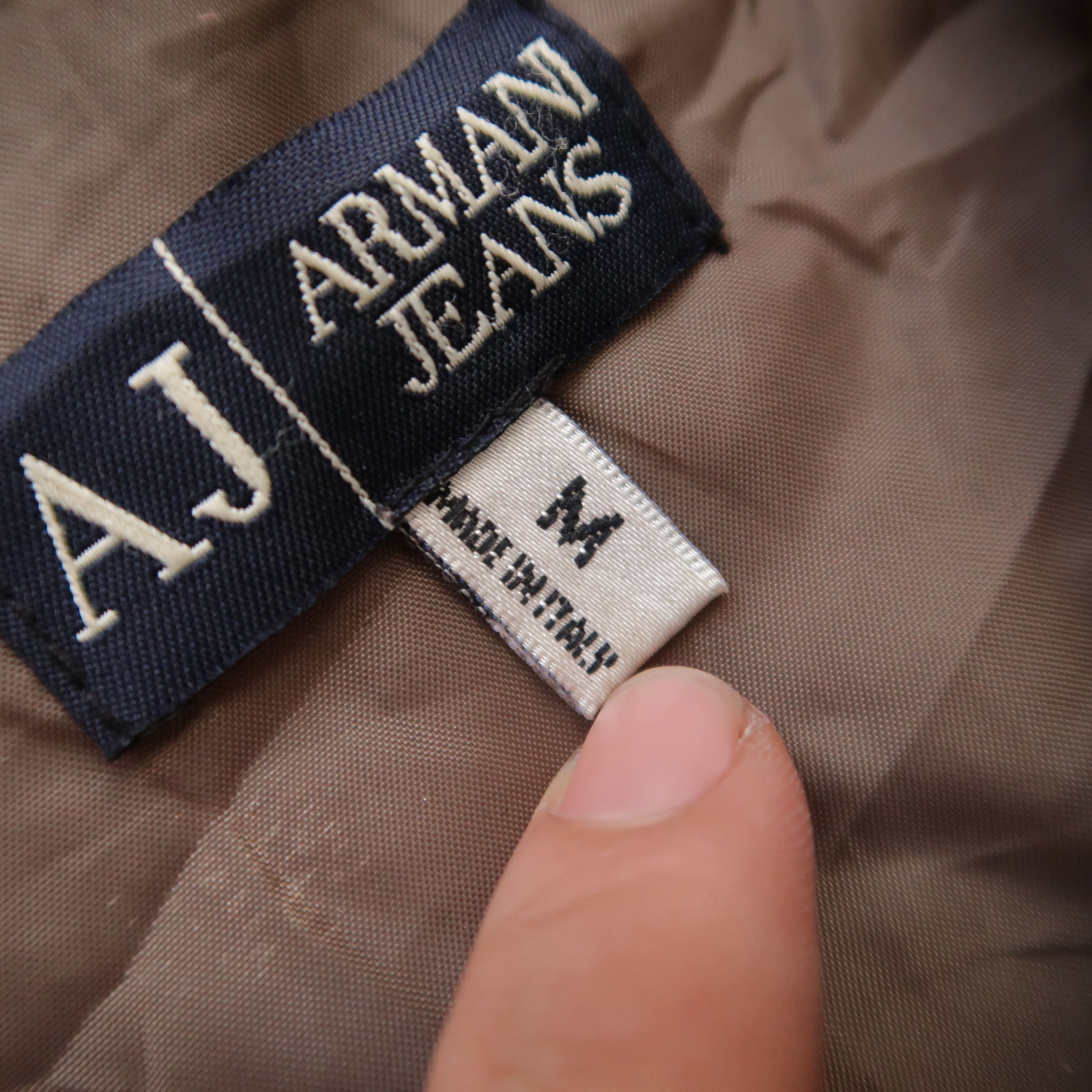 Armani 1990s Armani N-2B Military Fur Faux Jacket Size US M / EU 48-50 / 2 - 5 Thumbnail