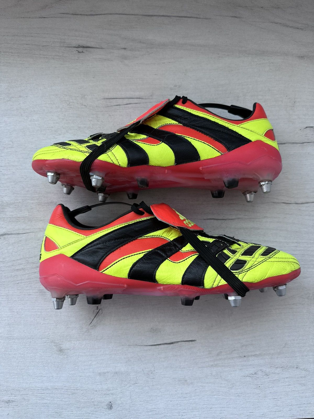 Adidas Adidas Predator Accelerator Lime Neon Football Cleats Boots Size US 11.5 / EU 44-45 - 6 Thumbnail