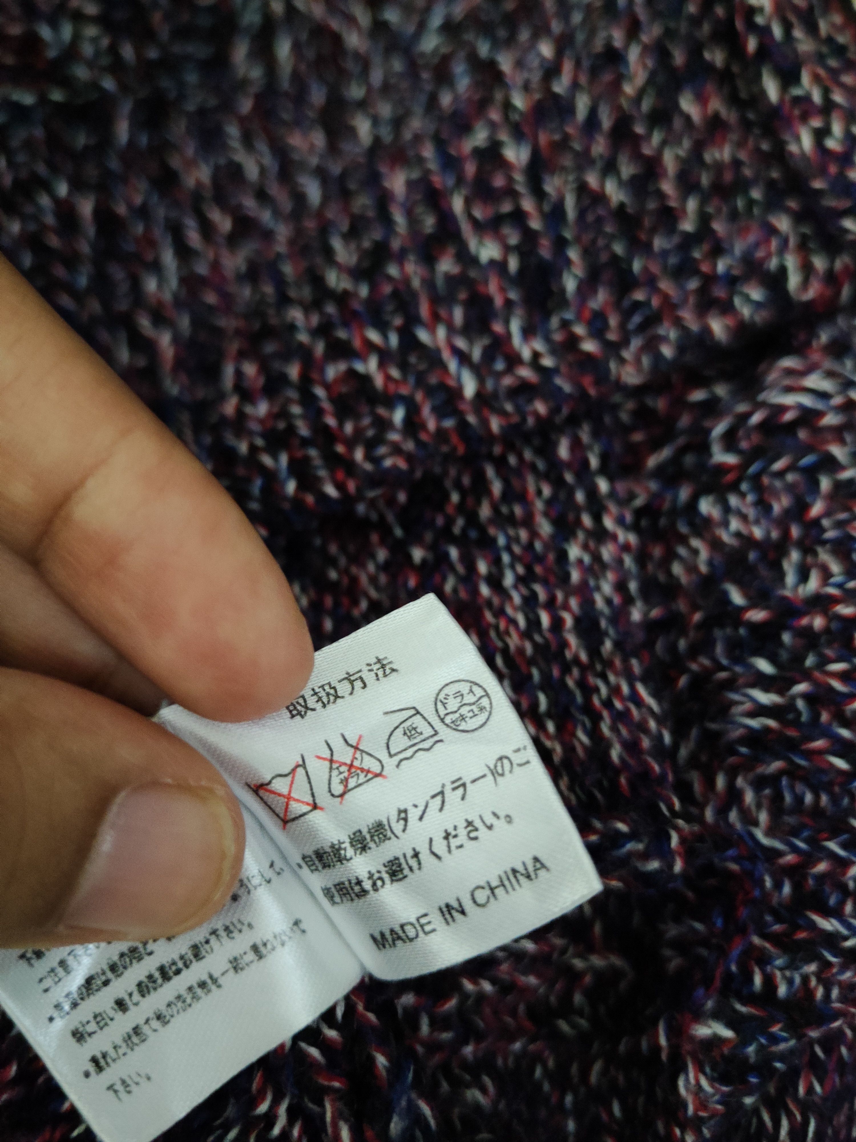 Vintage M.f.editorial Purple Knitwear Cardigan #W1934 Size M / US 6-8 / IT 42-44 - 10 Thumbnail