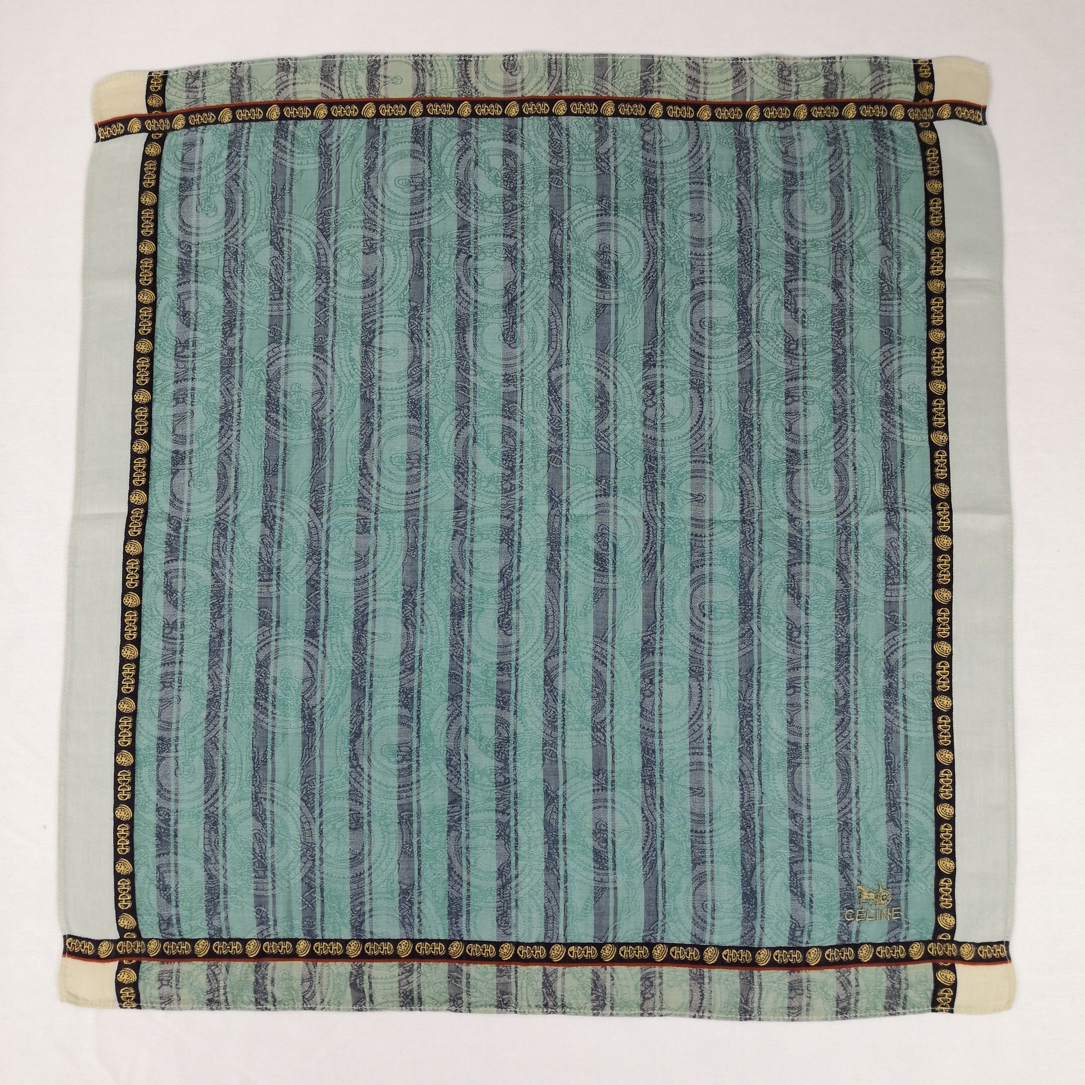 Celine Vintage Celine Handkerchief Neckerchief Bandana Size ONE SIZE - 2 Thumbnail