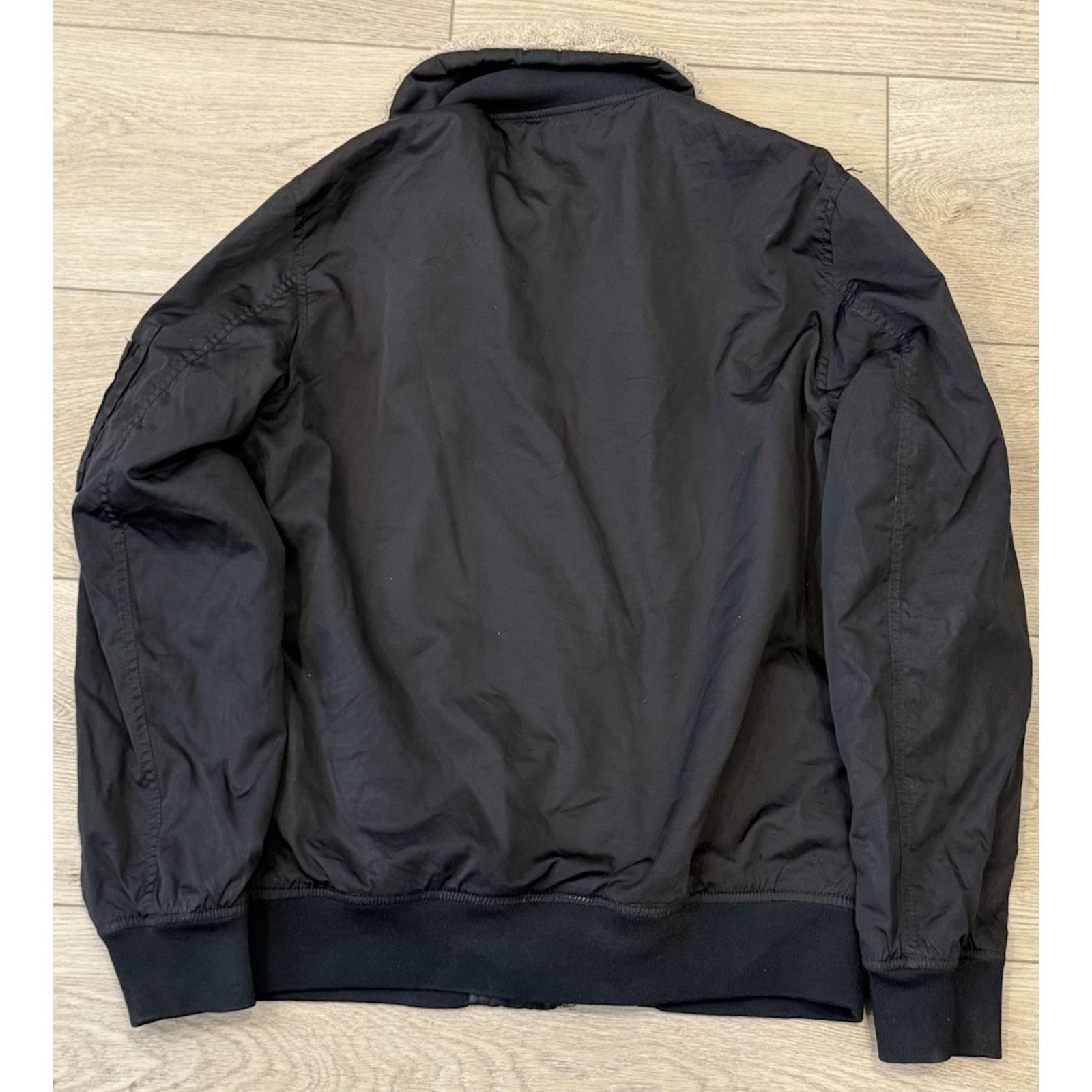 Zara Zara Man Faux Fur Collar Aviator Bomber Jacket Men’s Large Size US L / EU 52-54 / 3 - 7 Thumbnail