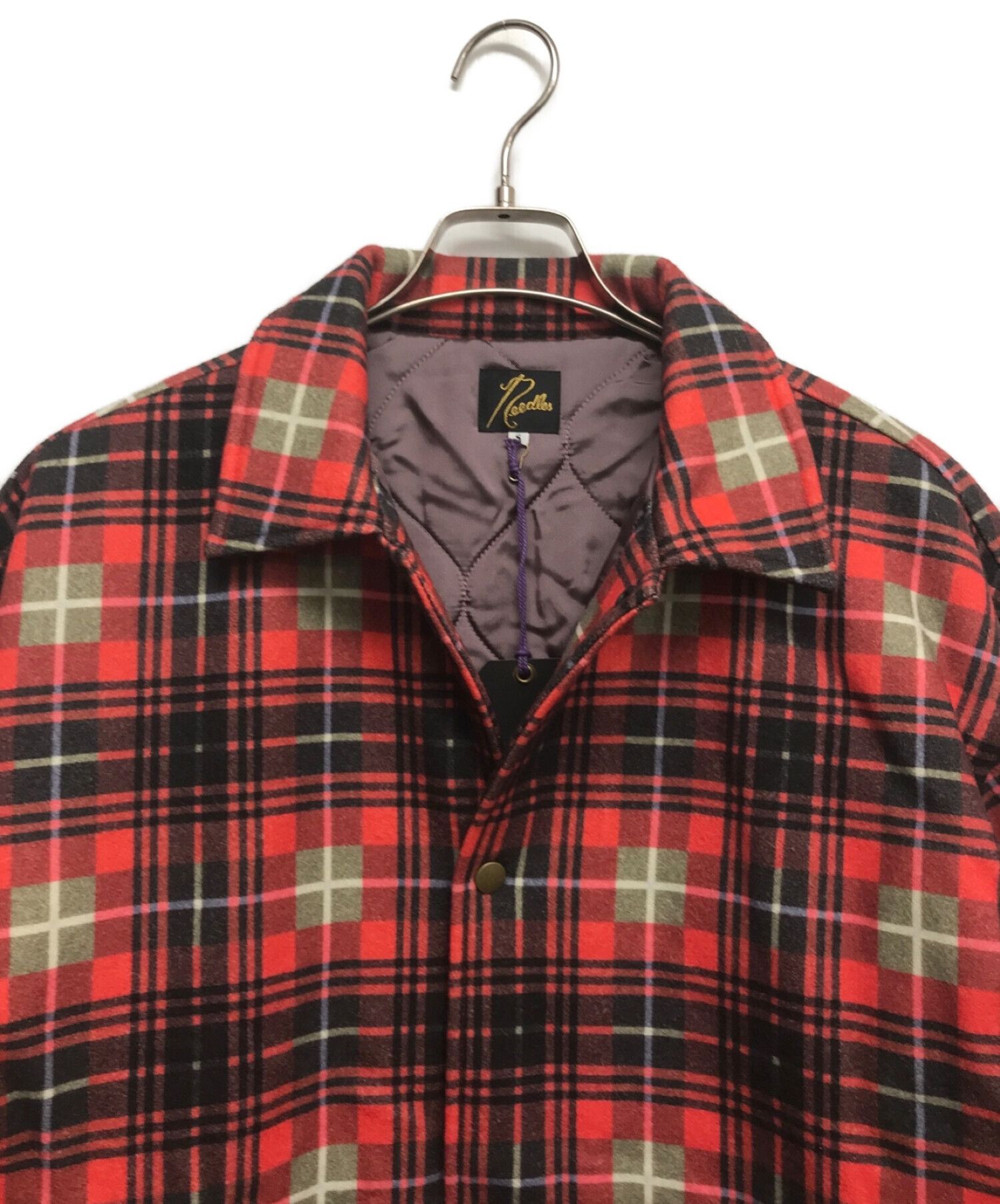 Needles Neeldes Shadow Plaid Oversized Coach Jacket Size US S / EU 44-46 / 1 - 3 Thumbnail